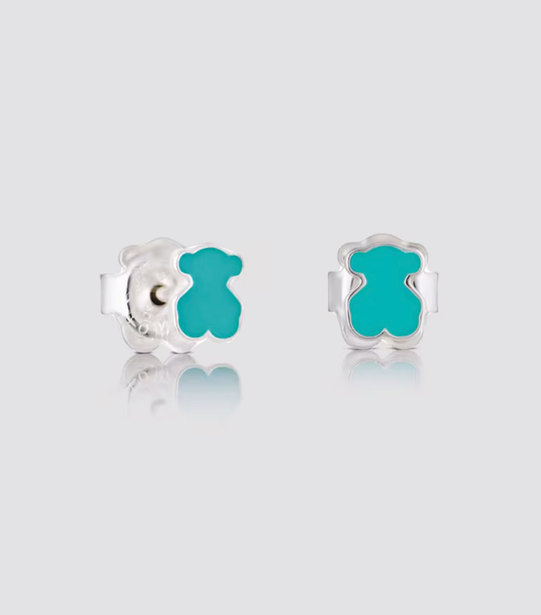 Aretes de oso en plata .925 Muffin Mujer