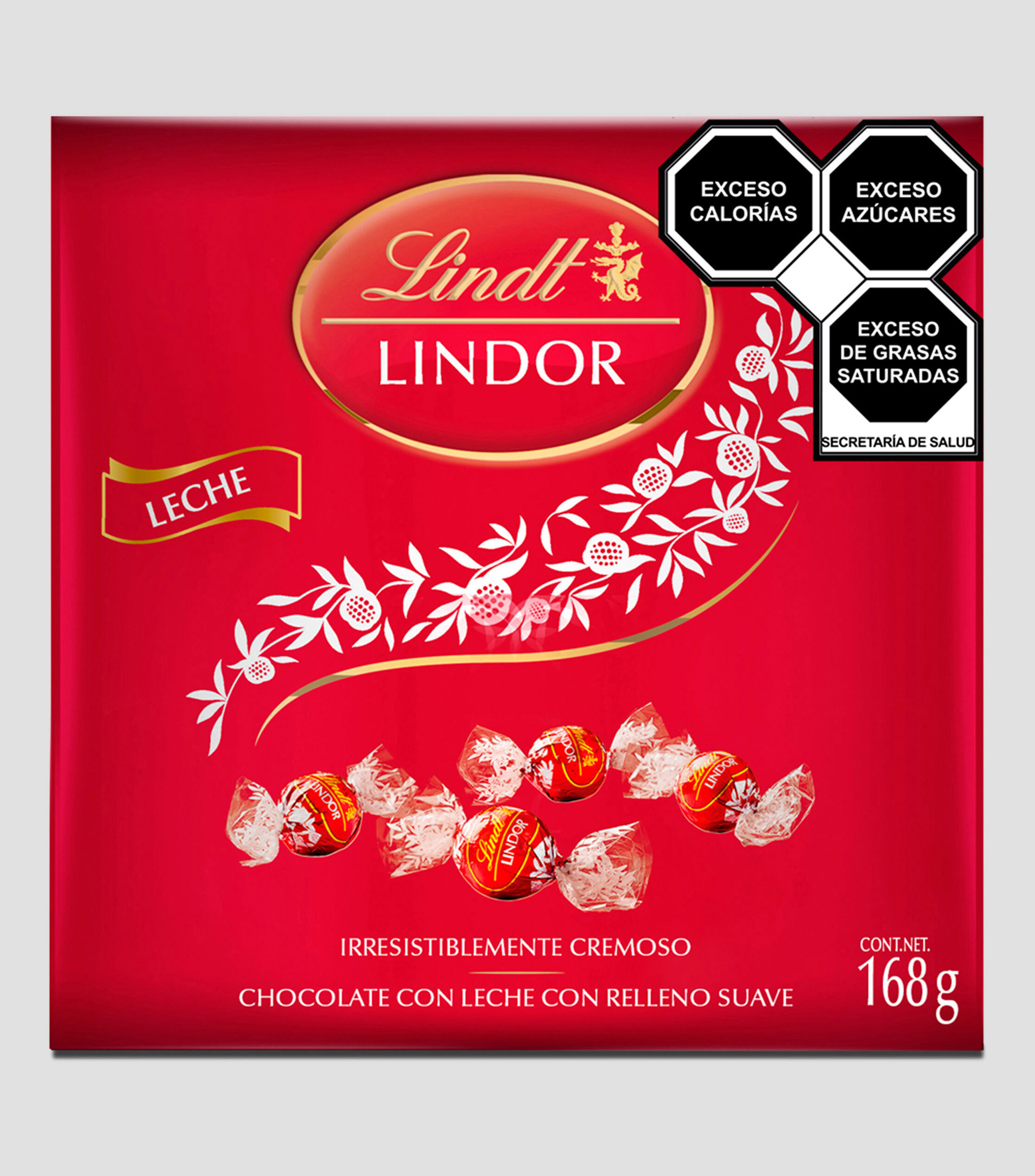 Chocolate con Leche y Relleno Suave Lindor, 168 gr