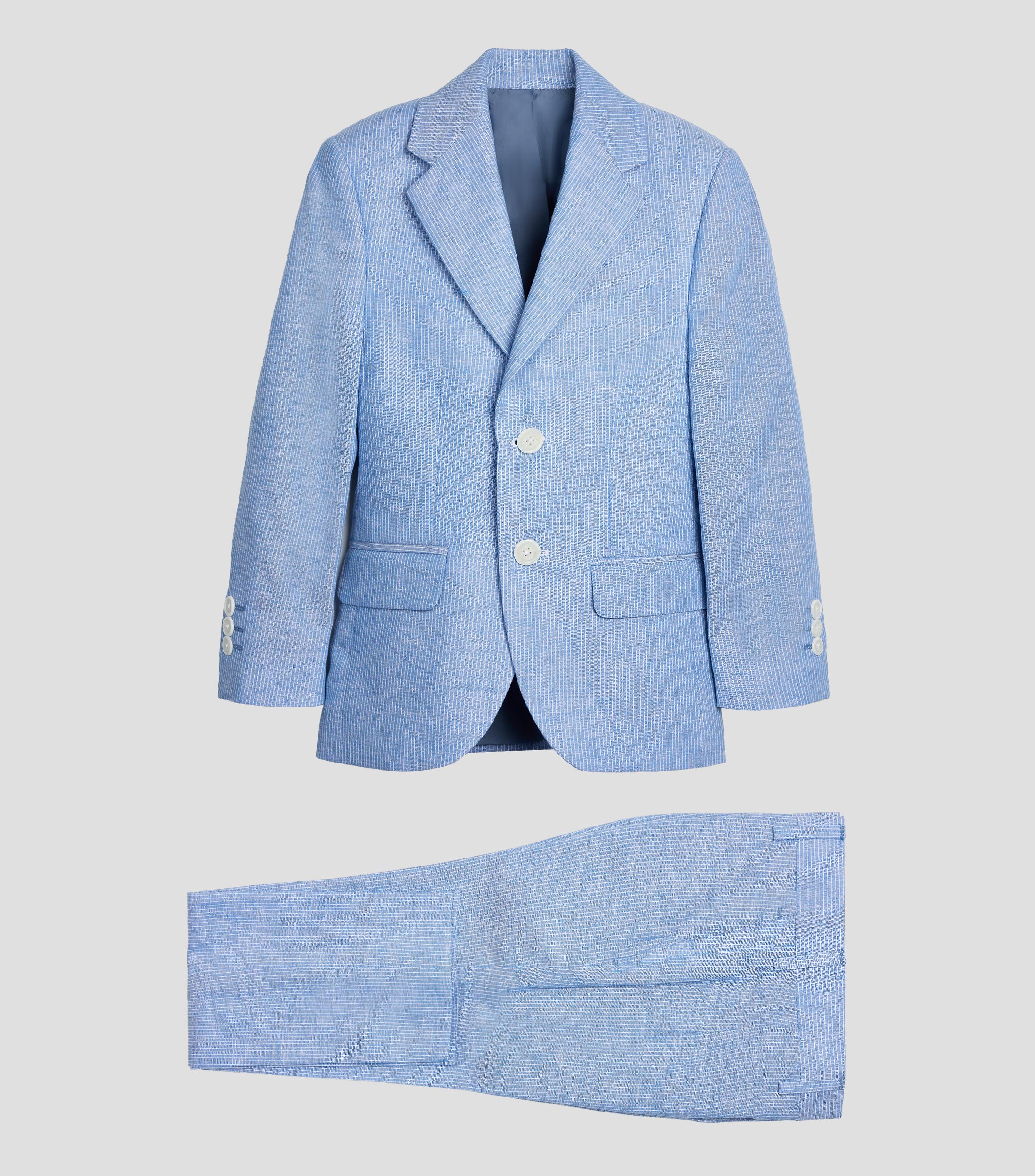 Traje de corte recto con rayas Niño