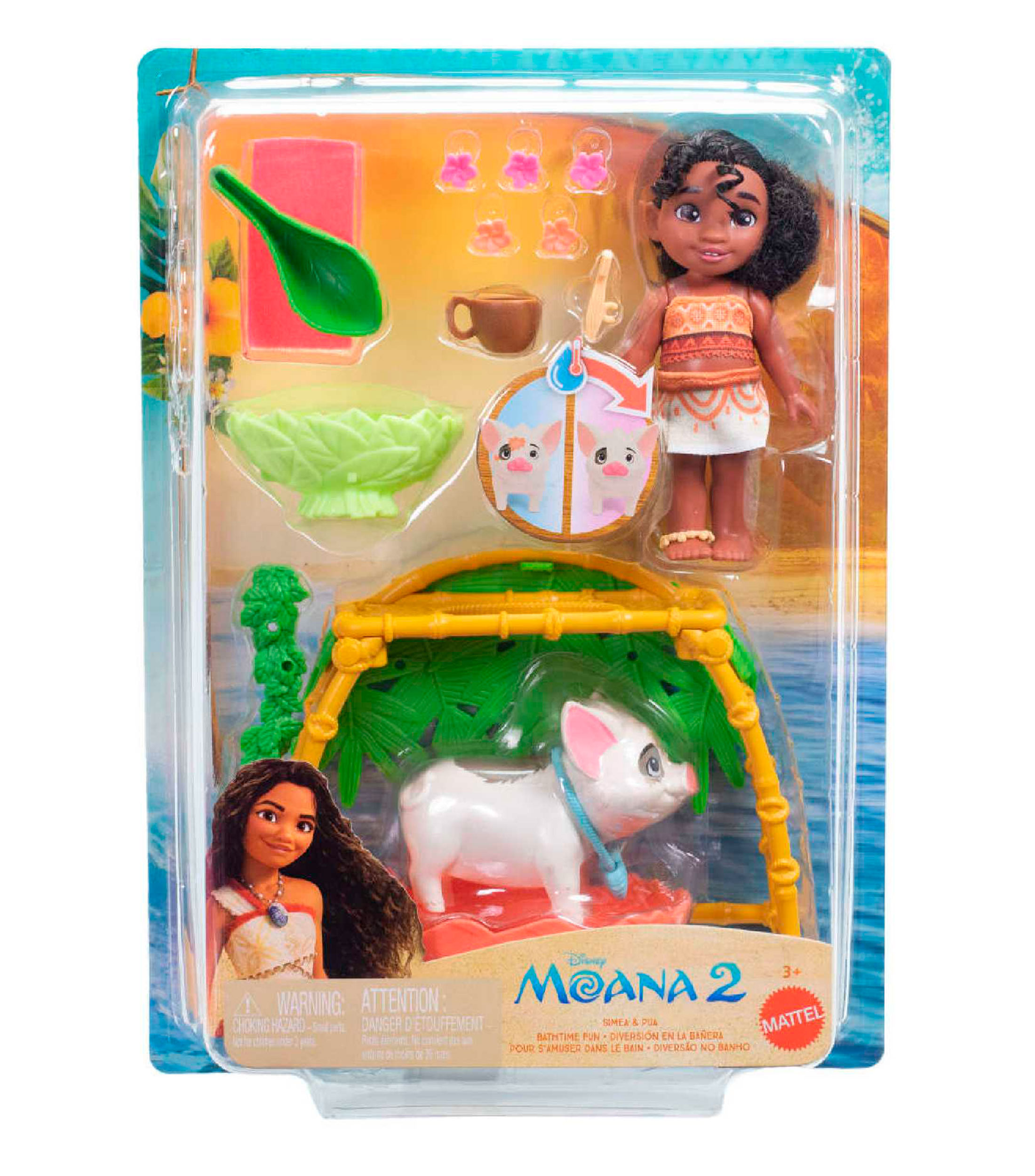 Set Moana 2 Simea y Pua Hora del Bano