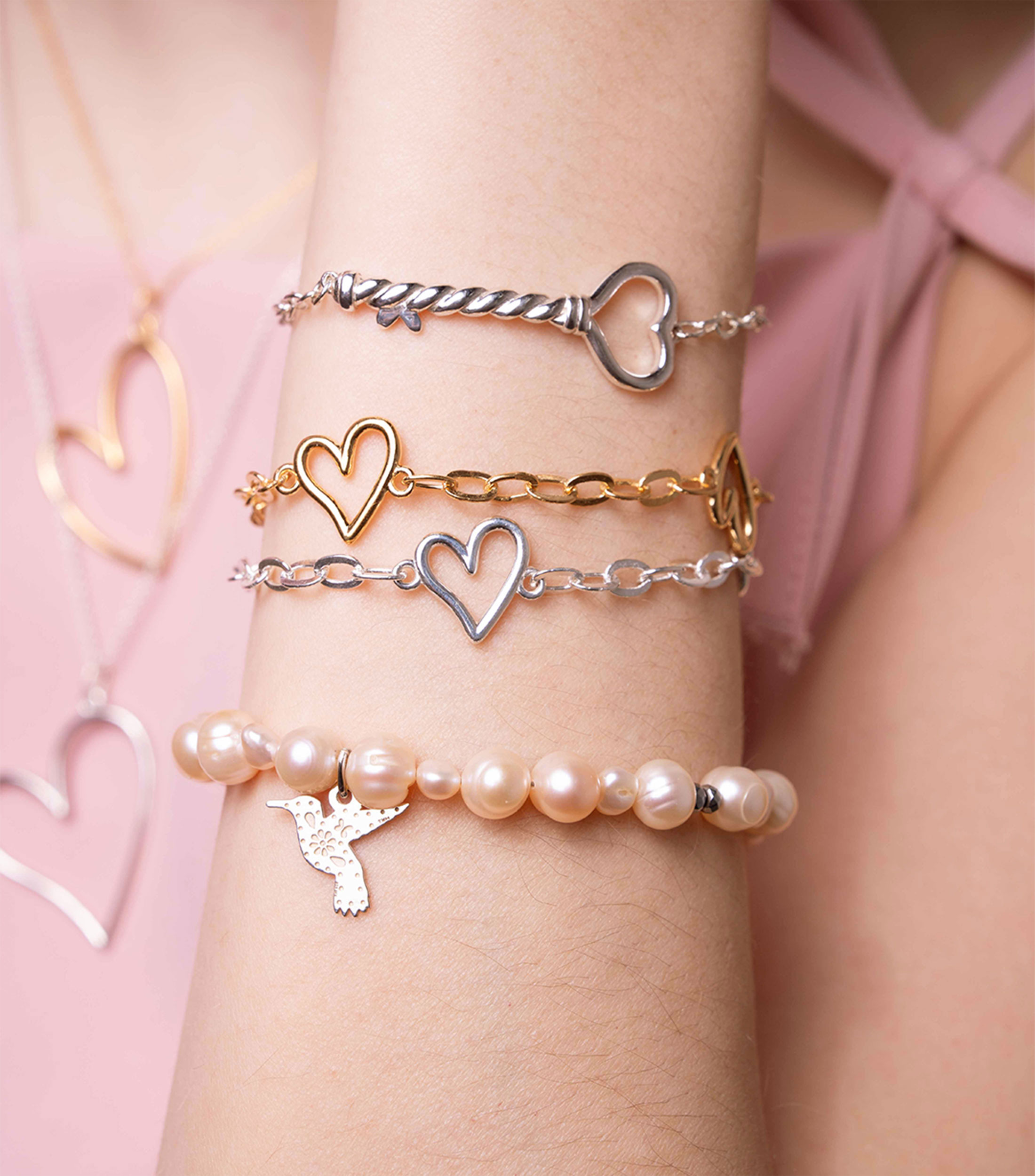 Pulsera en plata .925 Latidos Mujer