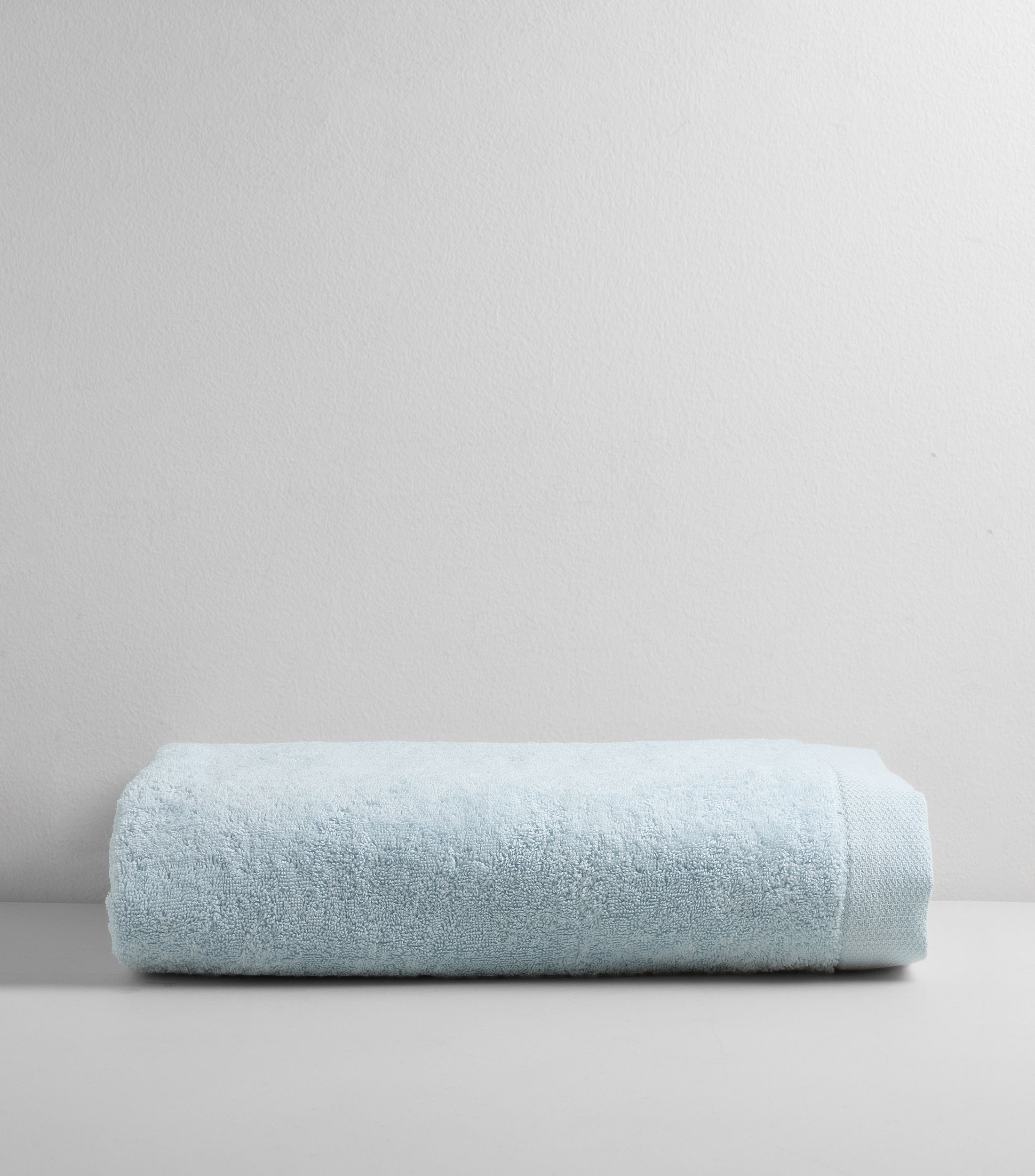 Toalla de baño azul