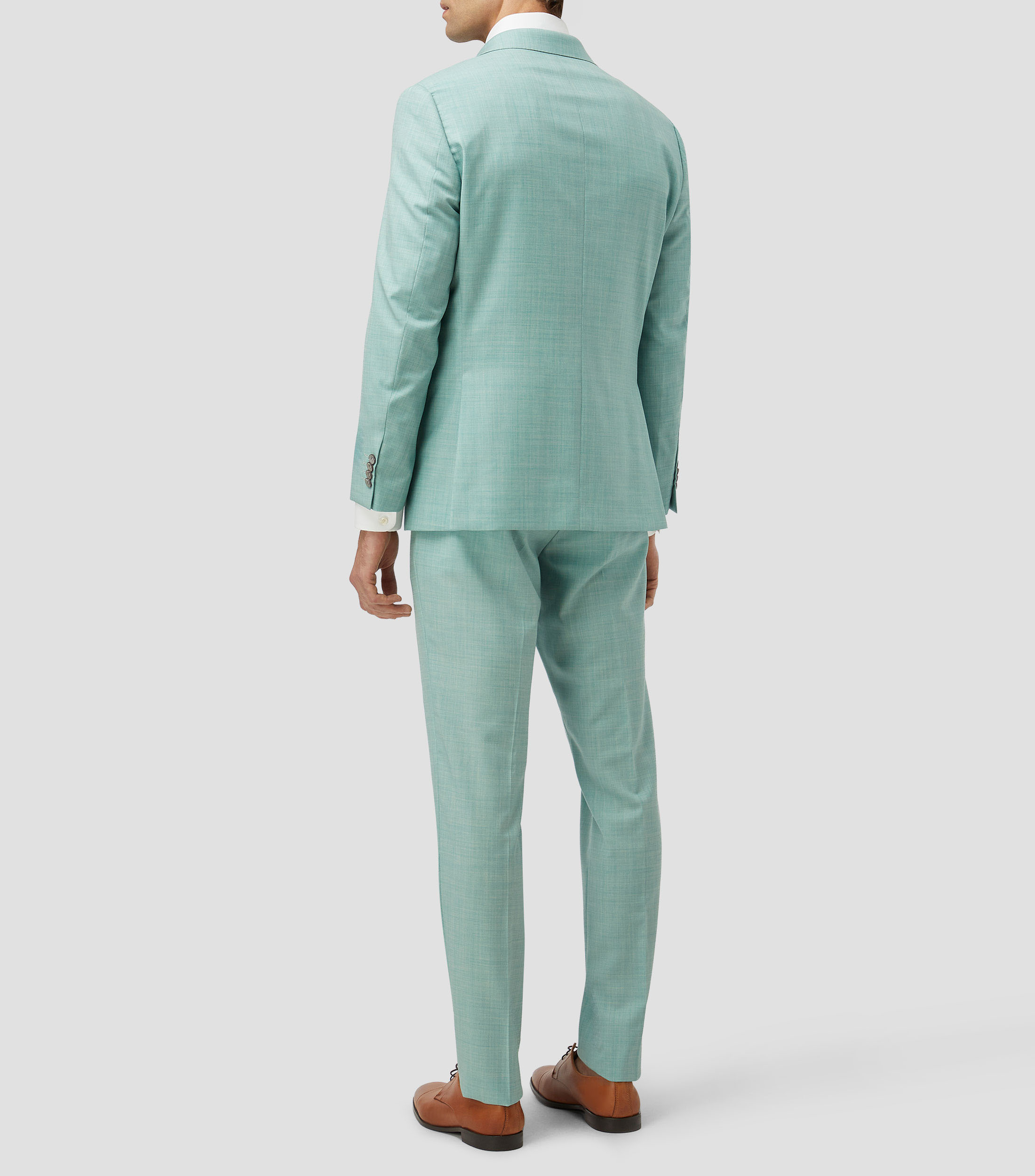 Traje corte regular liso Hombre
