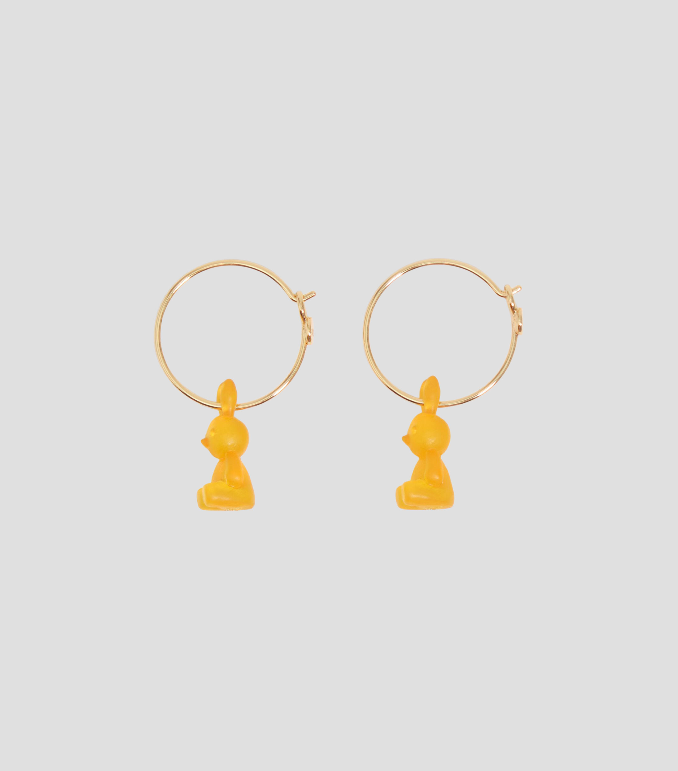 Aretes aro conejo Mujer