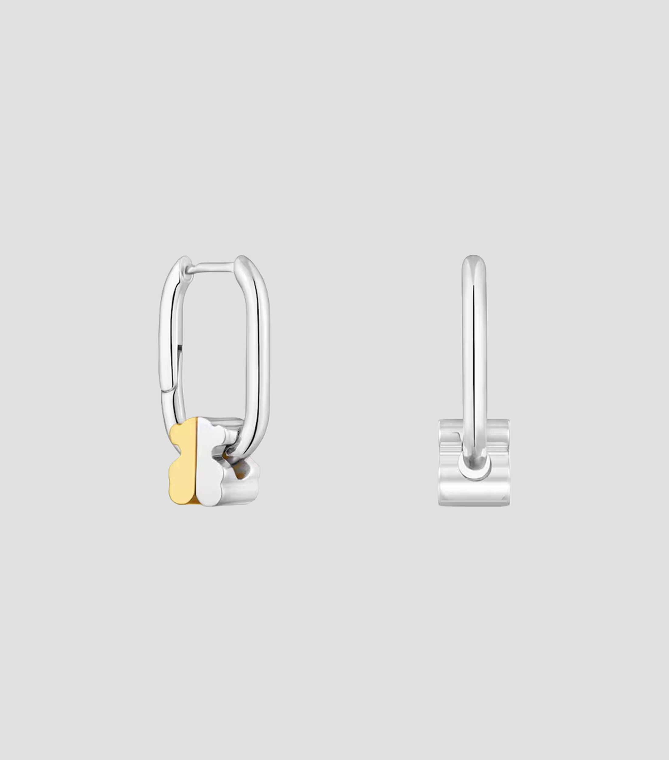 Aretes en Plata oso 1950 Mujer