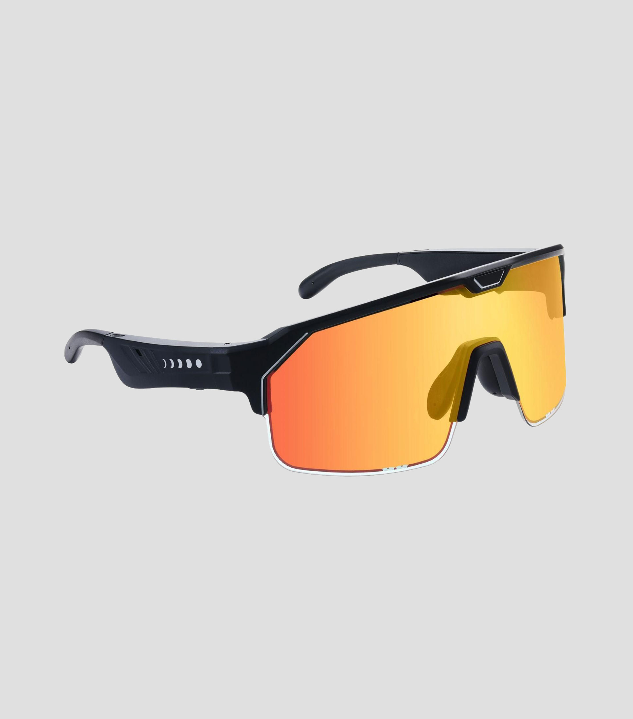 Lentes de sol deportivos Music Shield de tinta ajustable Unisex