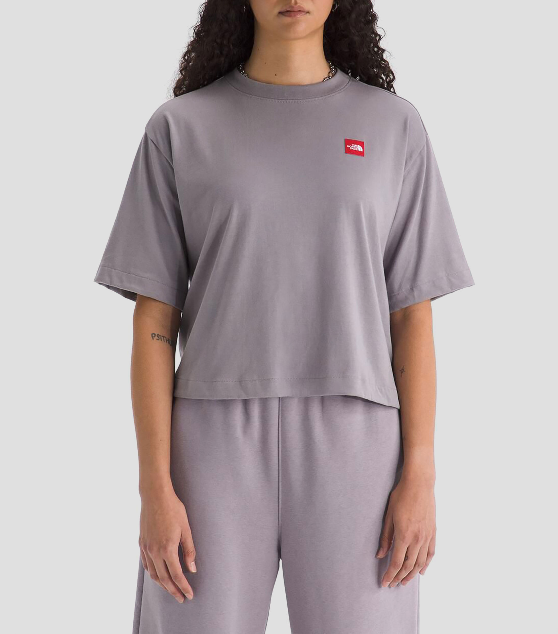 Playera casual TNF Red Box lisa Mujer
