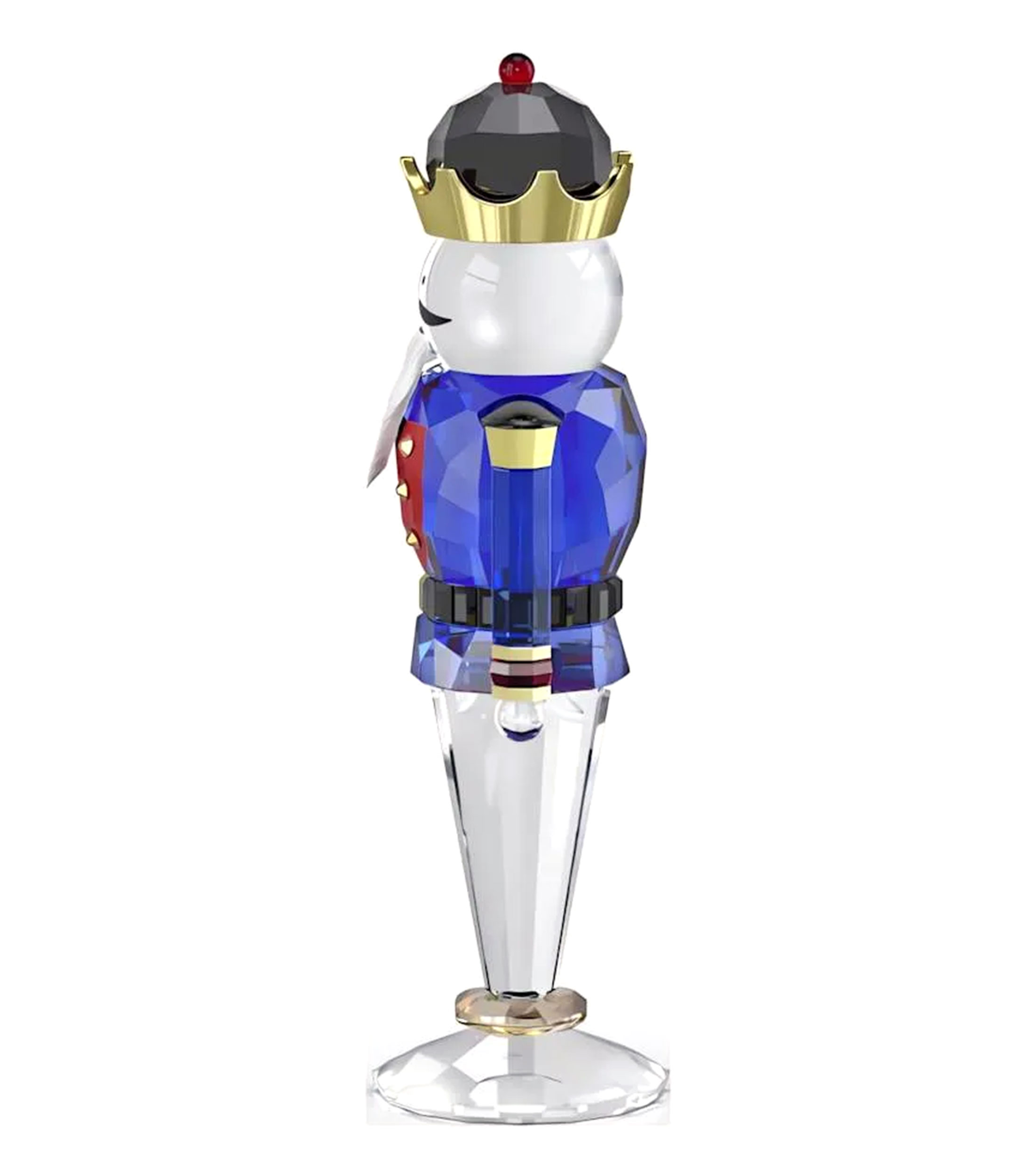 Figura decorativa de Cascanueces en cristal