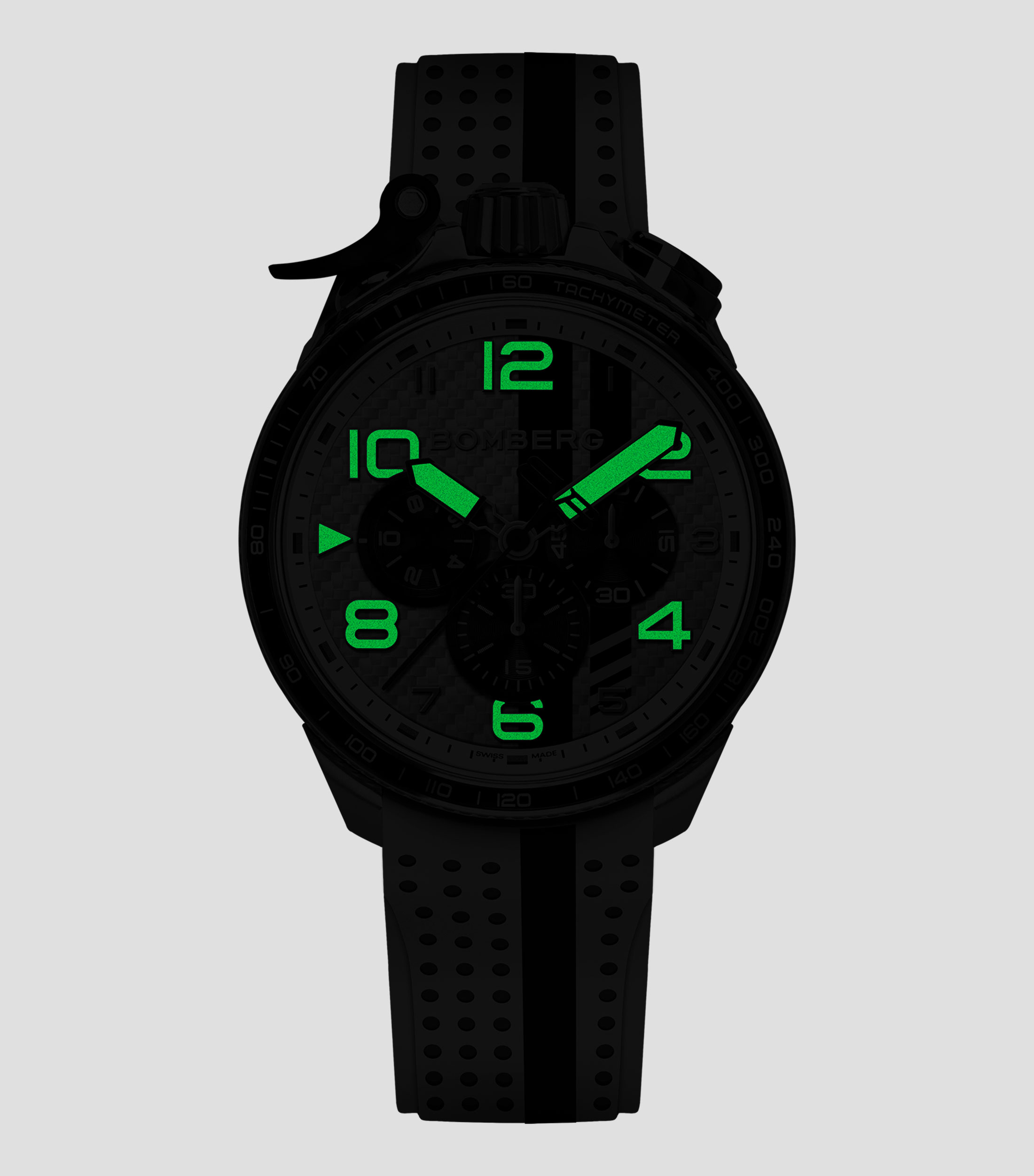 Reloj para Hombre Racing Carbono Deportivo Blanco
