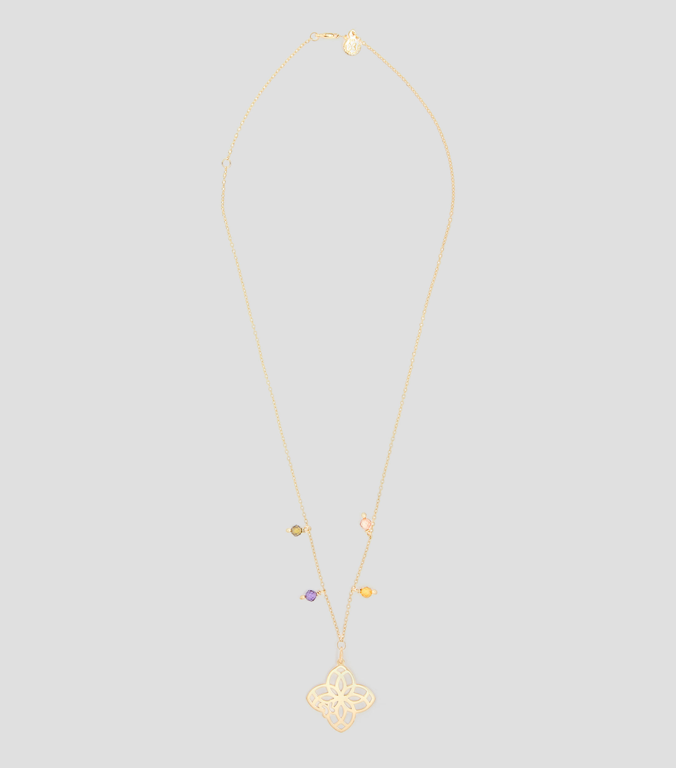 Set de Collar y Dije Flor Mujer