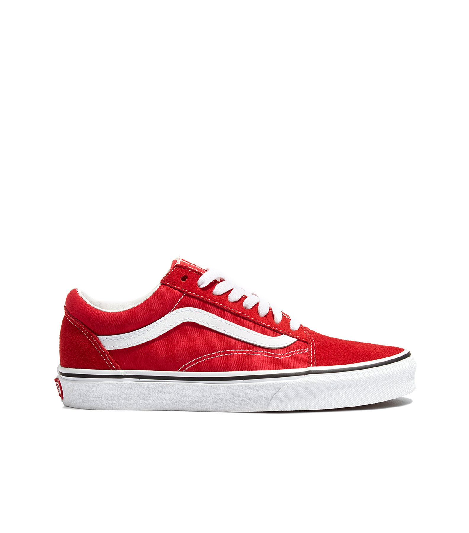 vans botines rojos