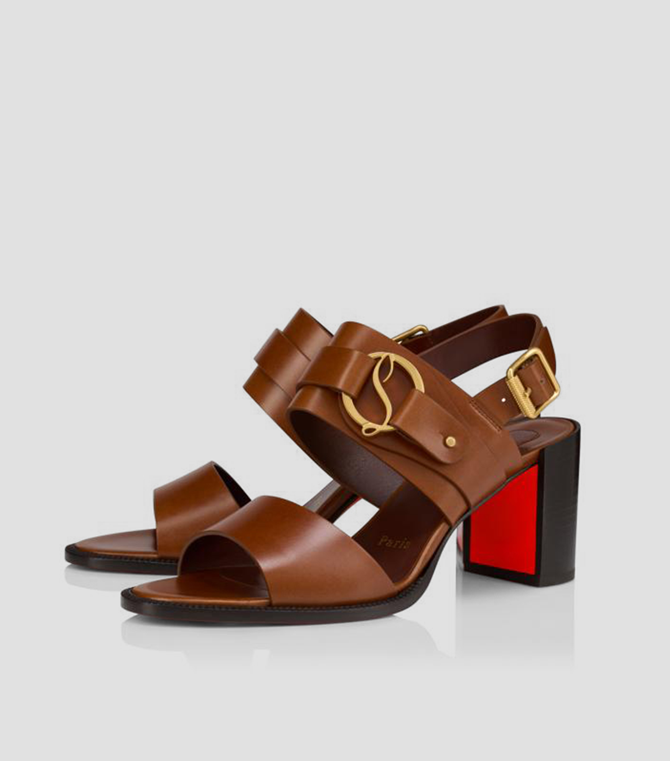 Sandalias con tacón medio y ancho Her in Roma Mujer