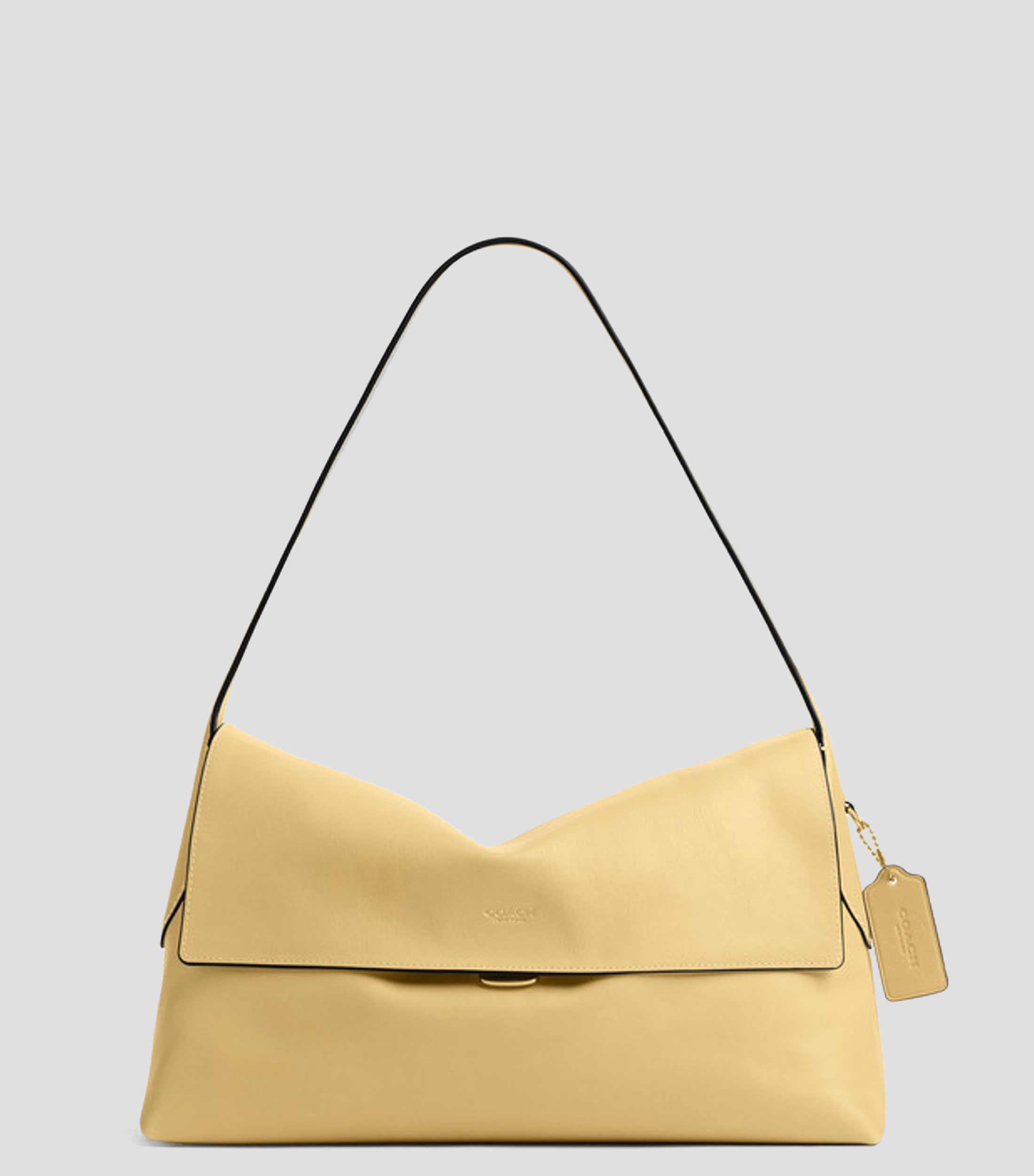 Bolsa shoulder amarilla en piel Chelsea 36 lisa Mujer