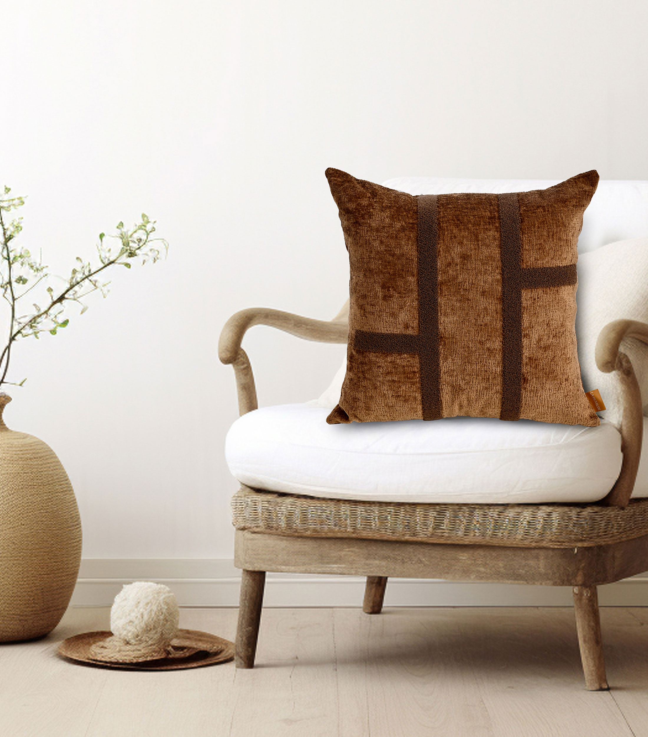Cojin Decorativo Malta Canela