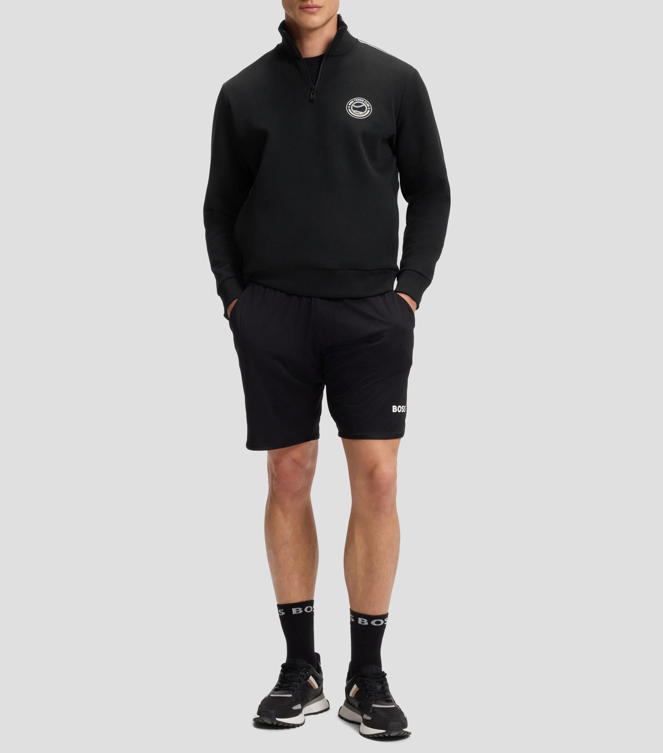 Sudadera de algodón con ilustración de tenis Hombre