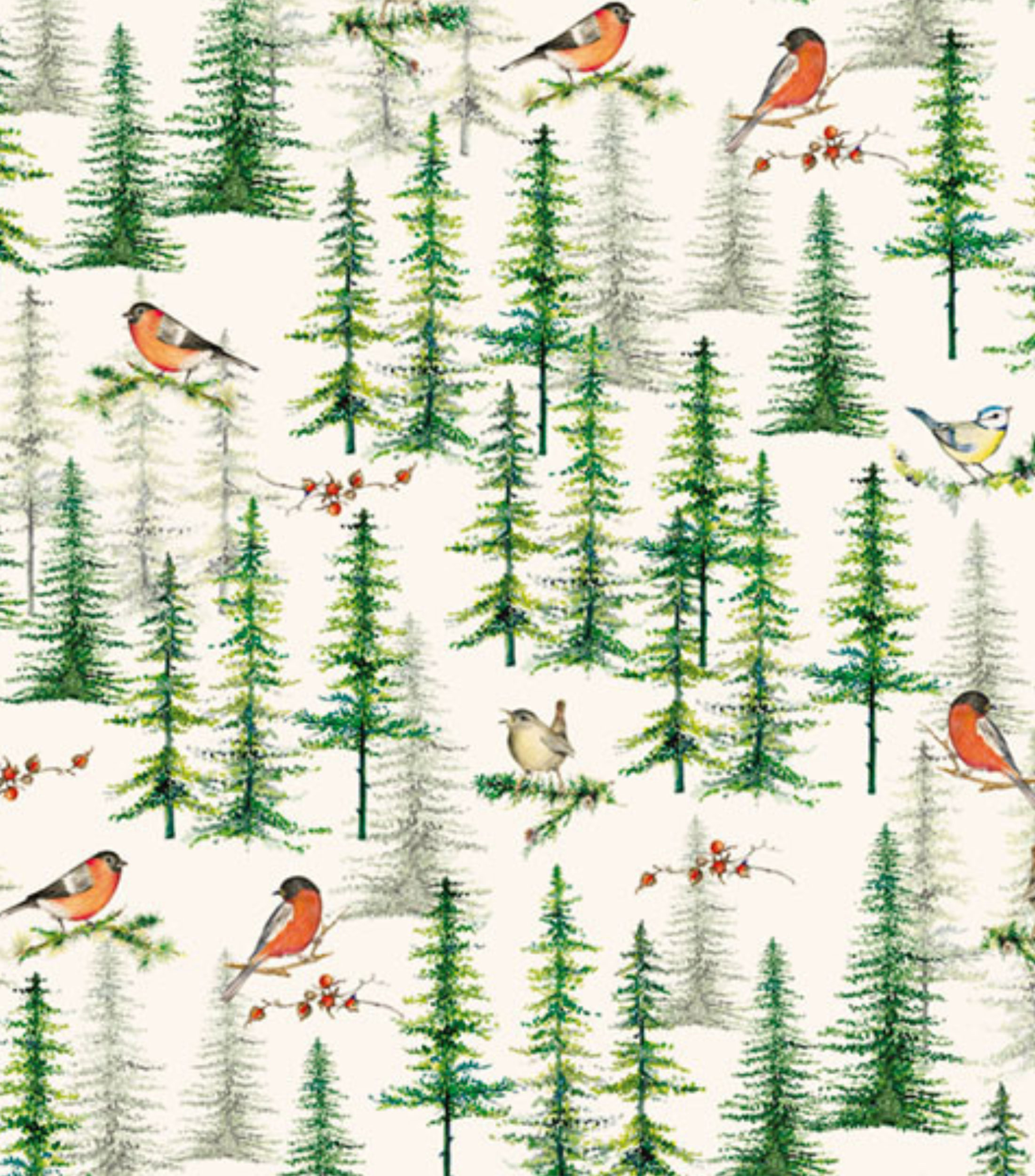 Pliego de papel para envolver Bosques de Invierno
