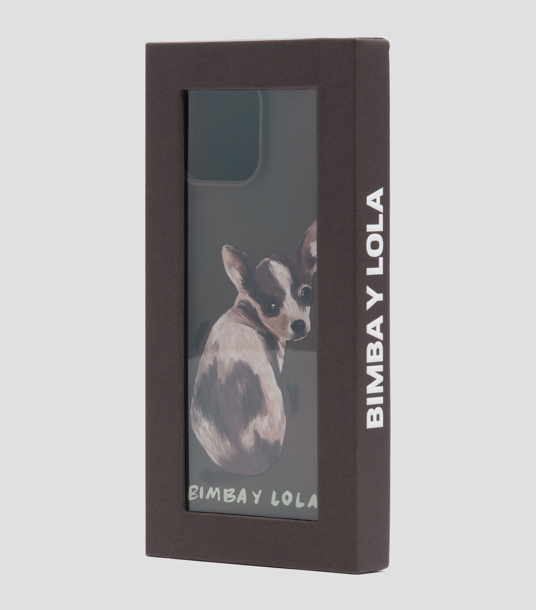 Funda rígida iPhone 16 Pro Max Chihuahua Chocolate