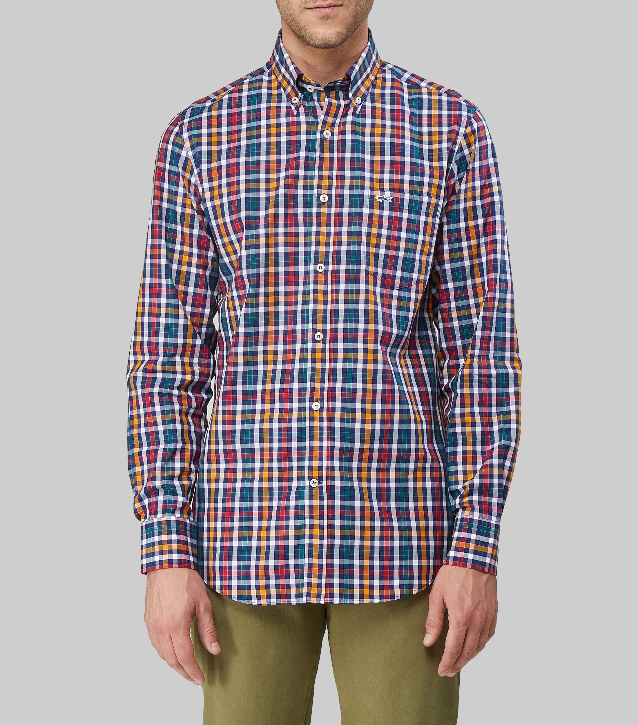 Camisas paul shark clearance