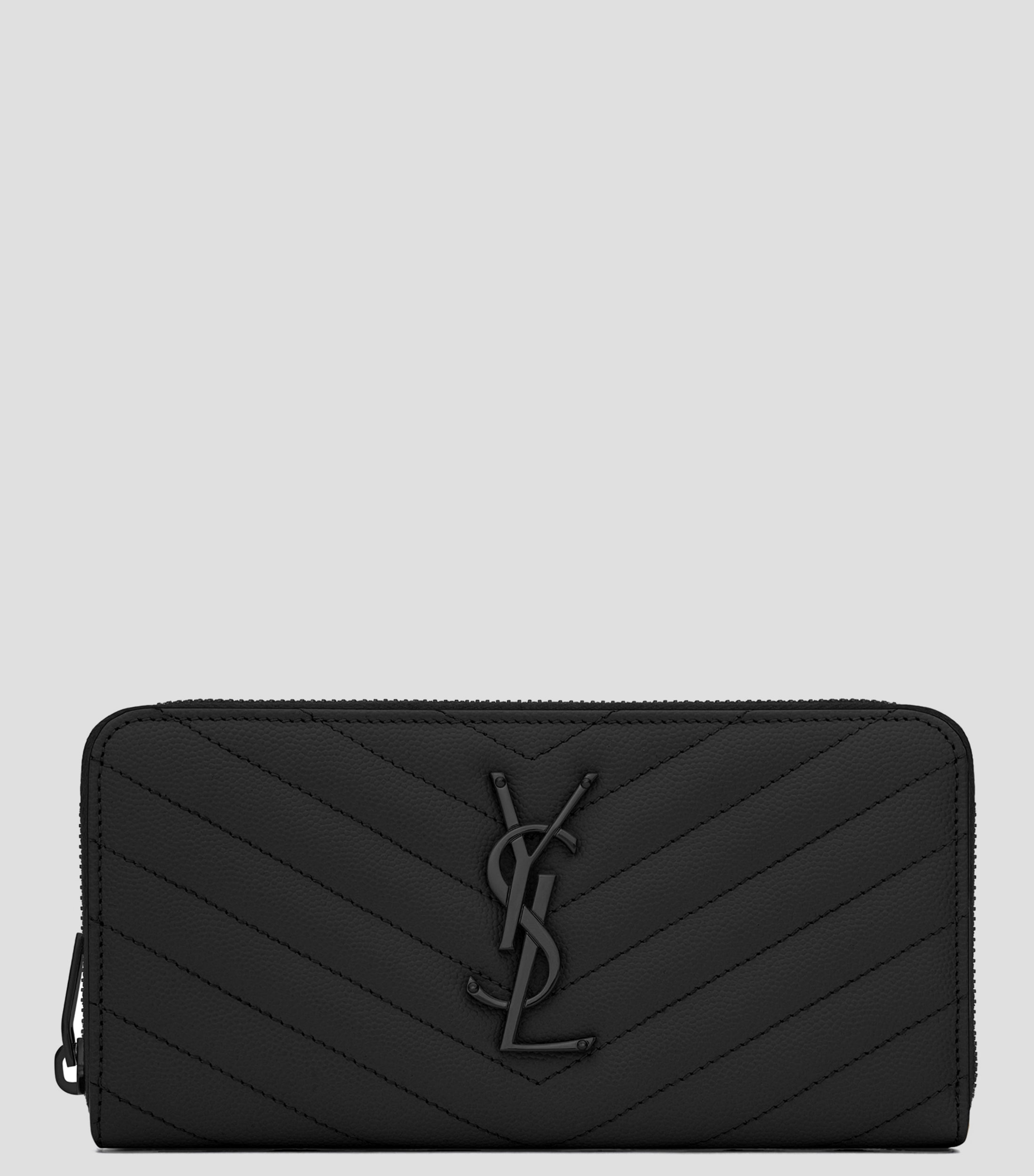 Cartera en piel Cassandre Matelassé con líneas Mujer
