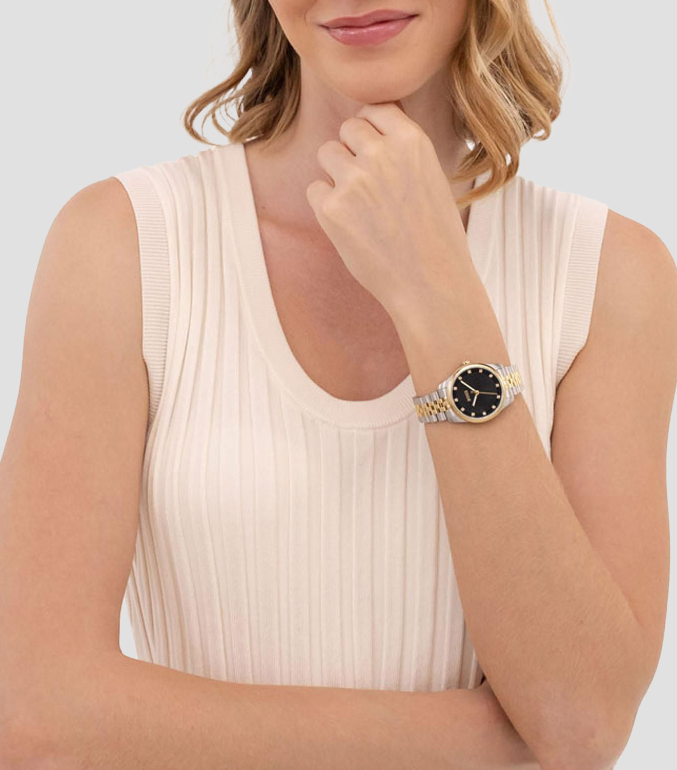 Reloj para Mujer Graceful Precious Casual, Plateado, Dorado