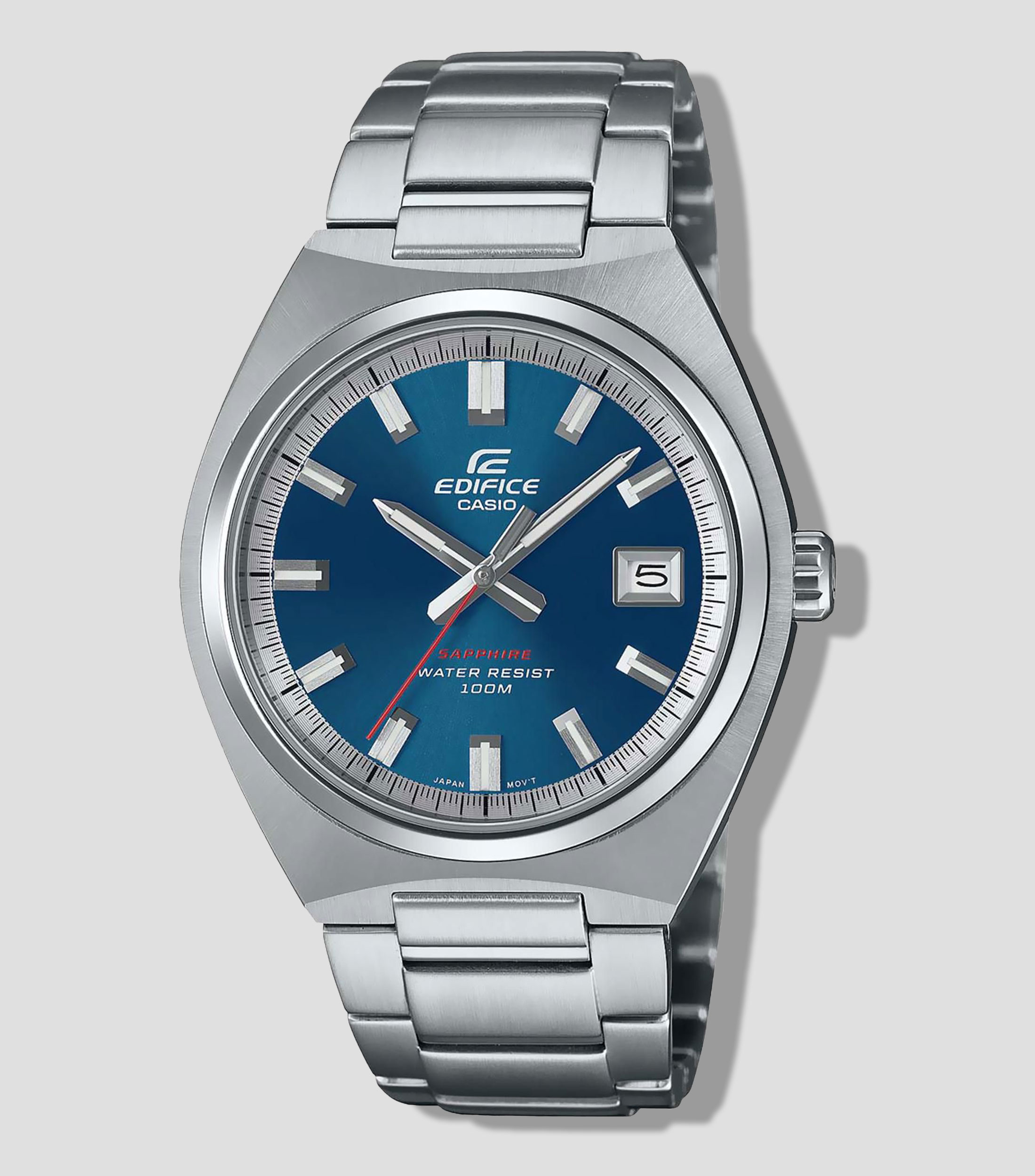 Reloj para hombre Edifice Casual, Plateado