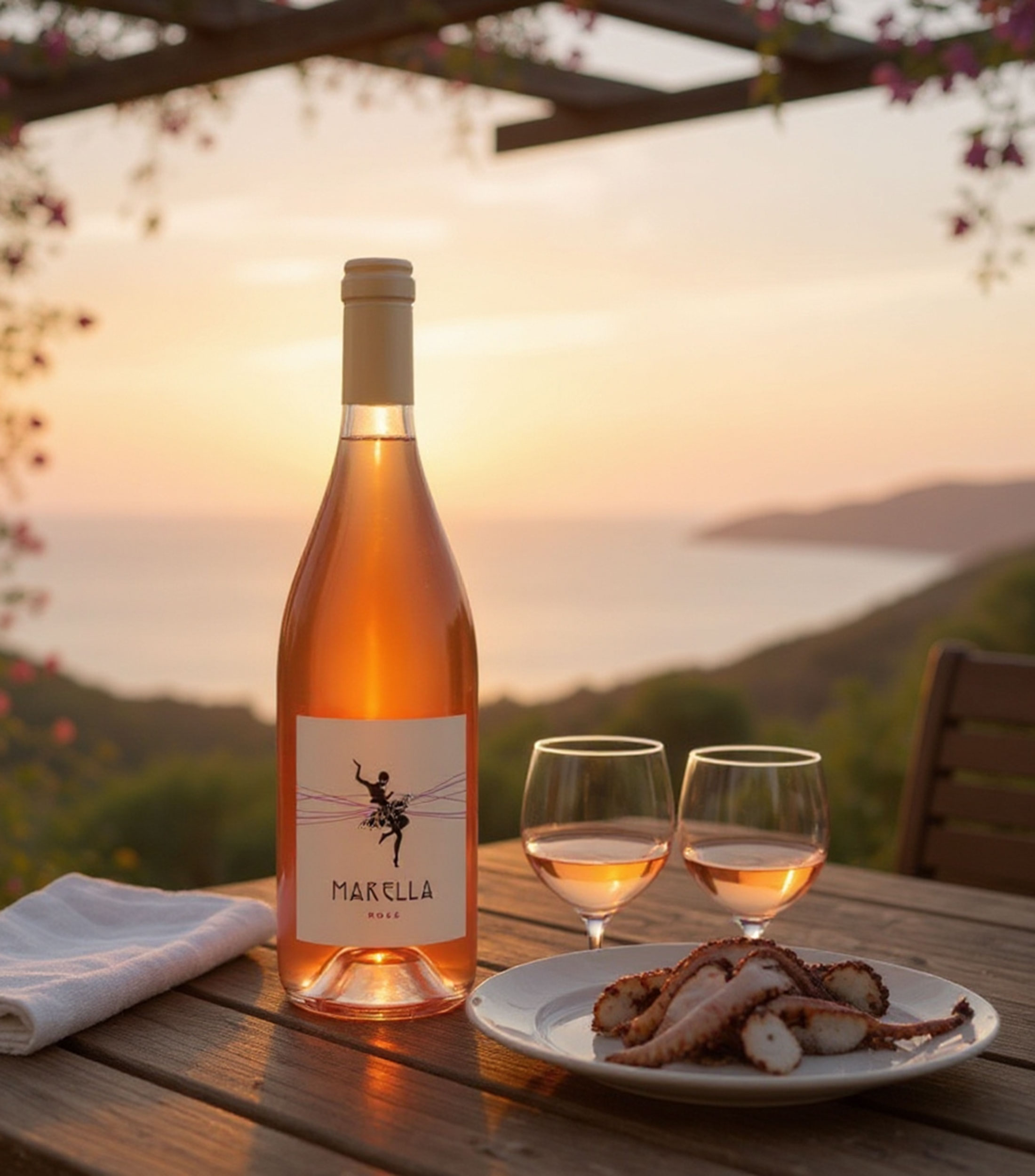 Vino rosado Ensamble Marella Rosé 2023, México, 750 ml