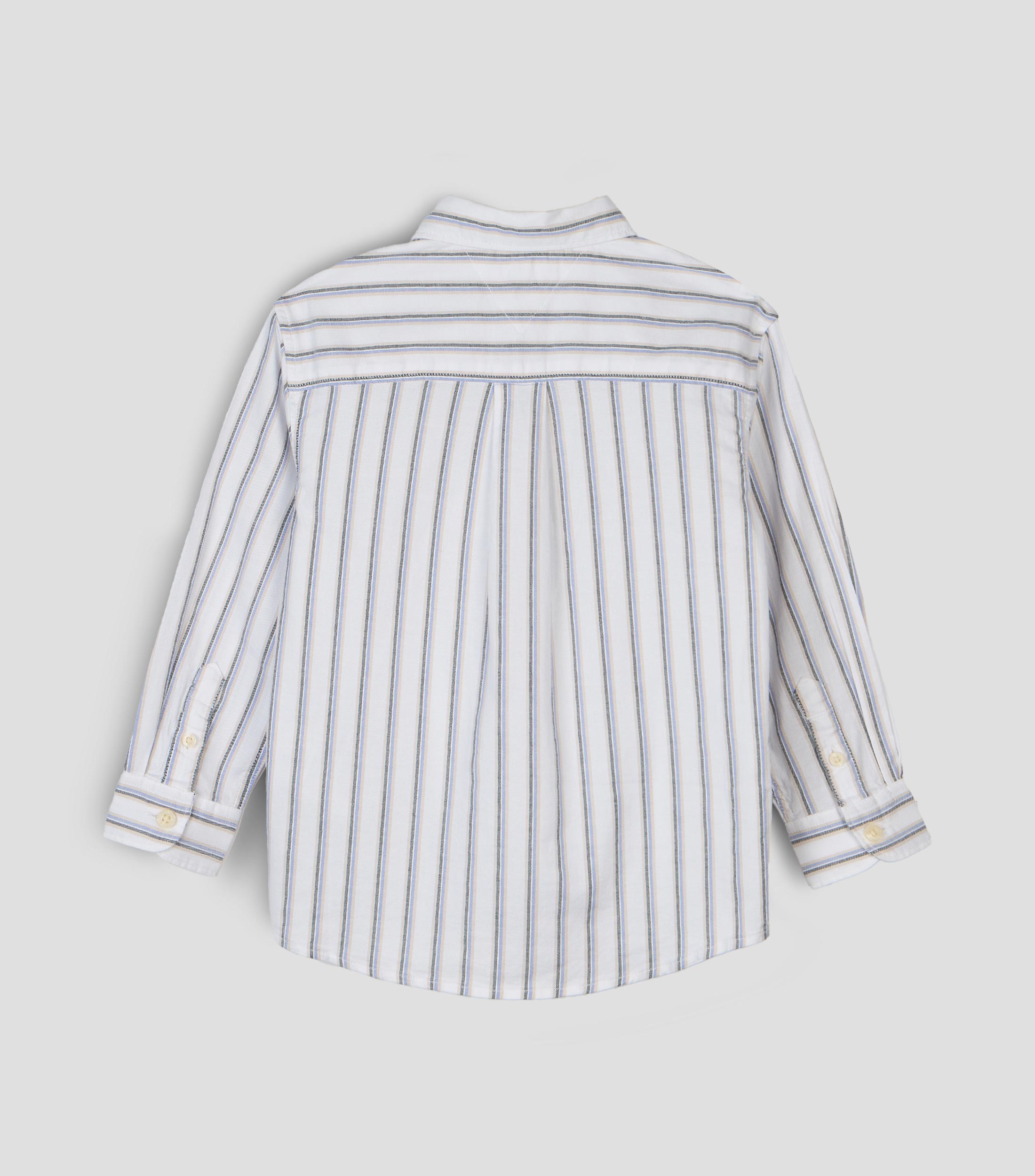 Camisa con rayas manga larga Niño