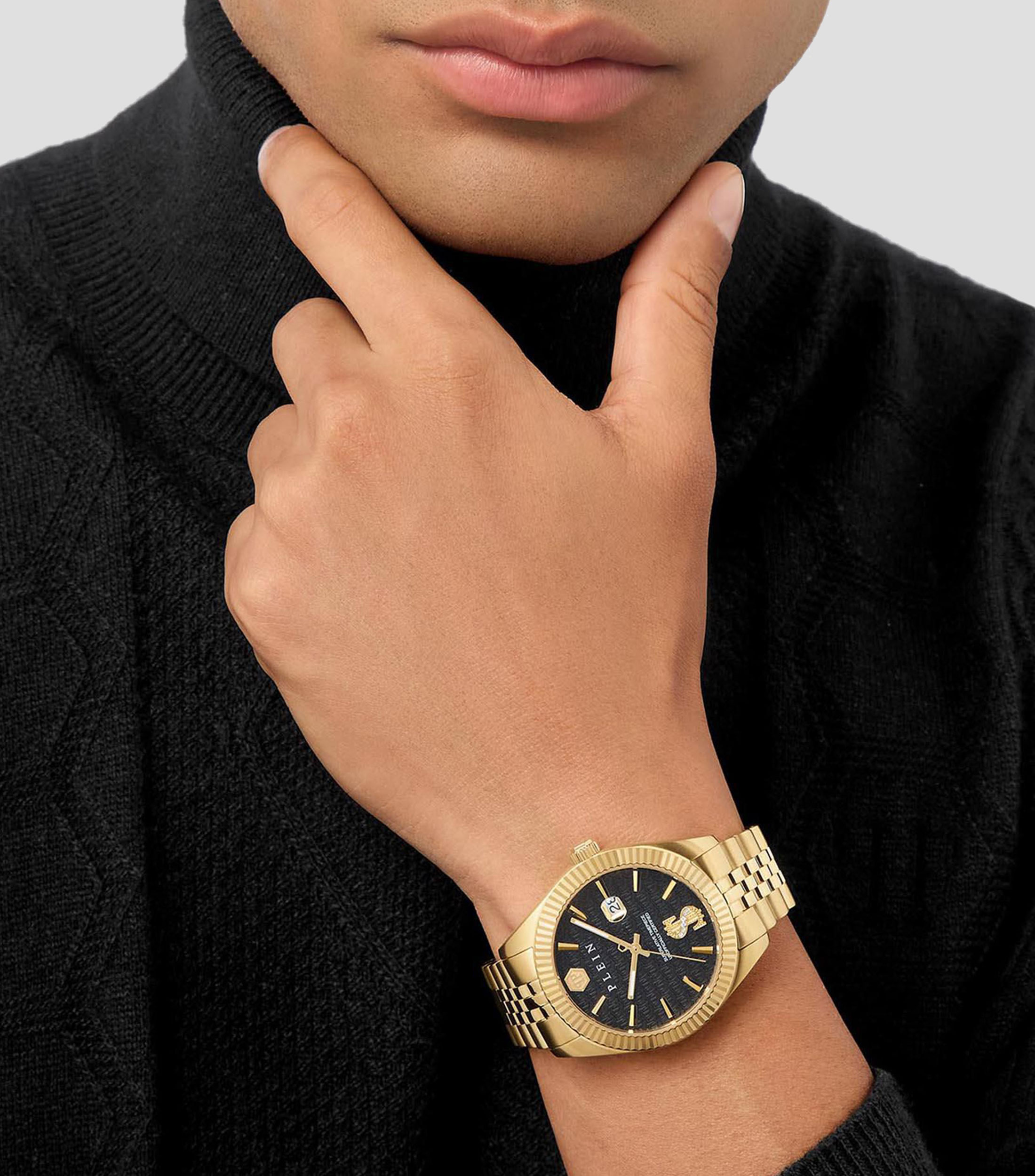 Reloj para hombre Date Superlative Casual, Dorado