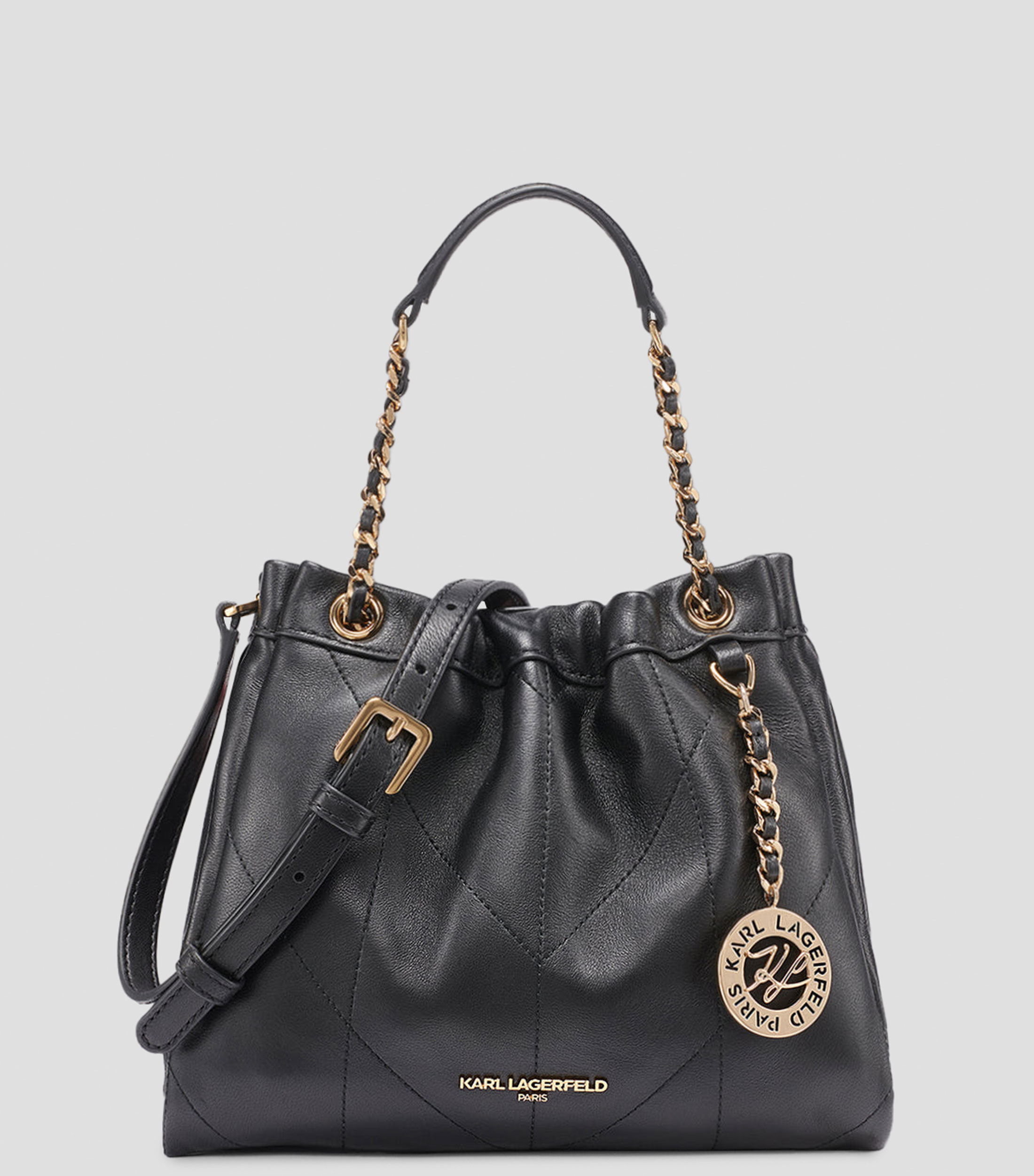 Bolsa Crossbody en piel Amandine lisa Mujer