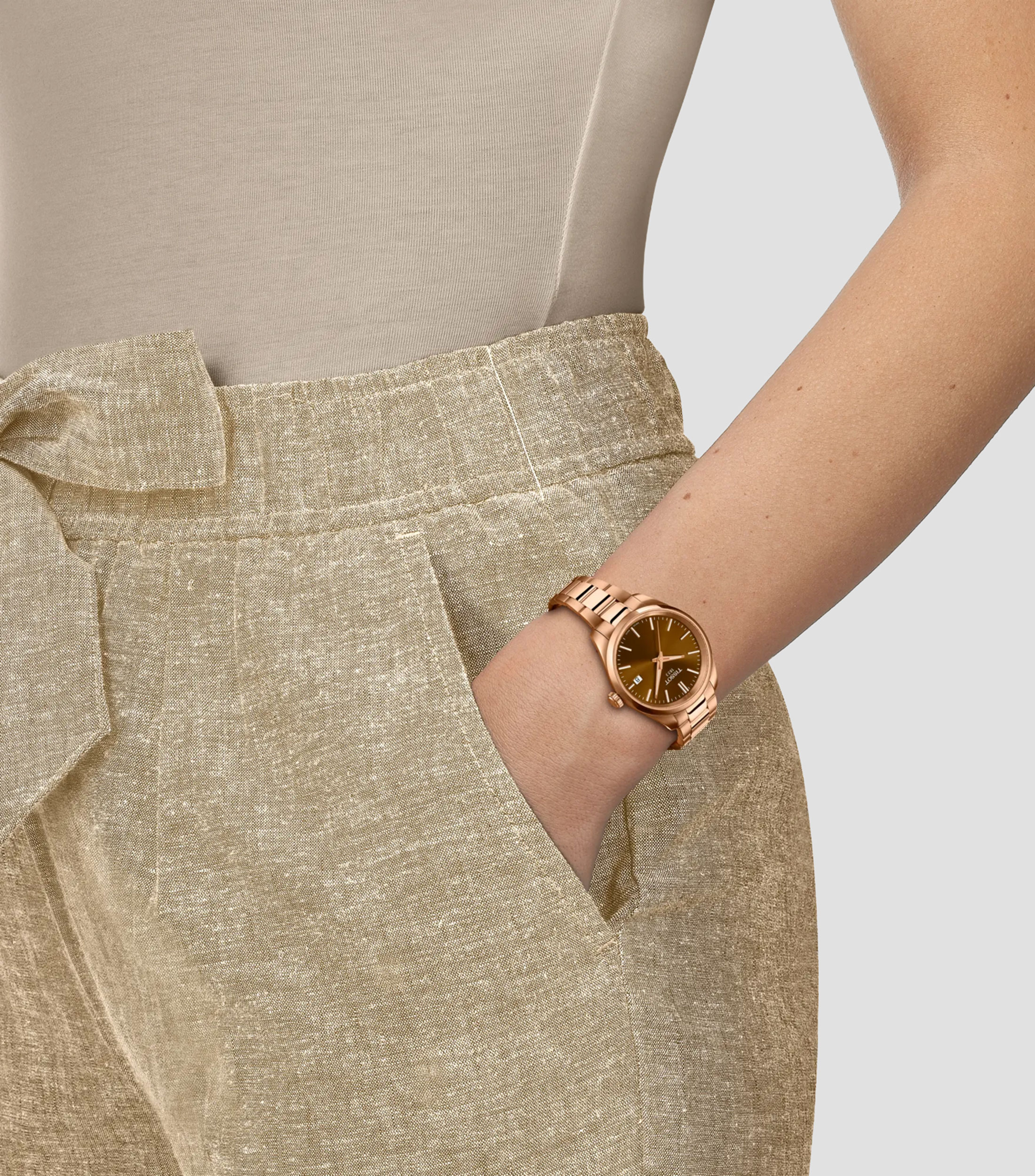 Reloj para Mujer PR 100 casual color Oro Rosa