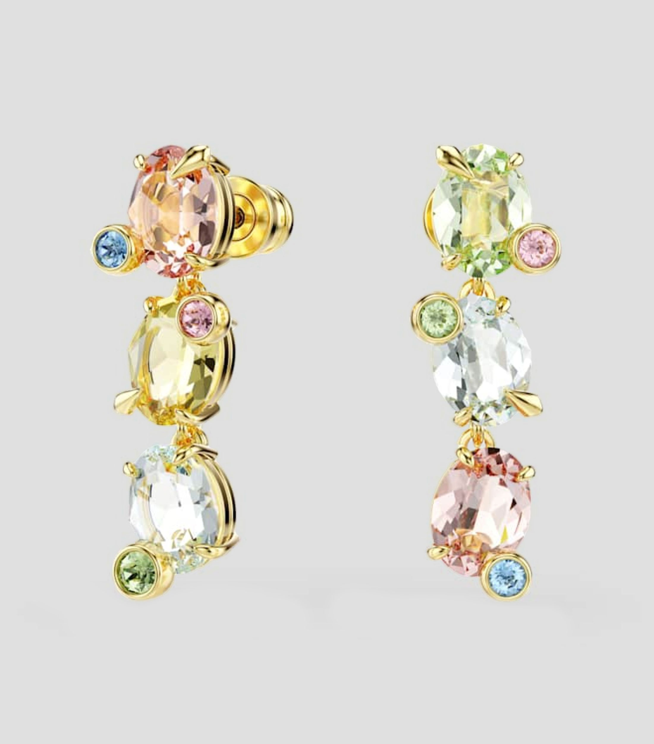 Aretes Gema multicolor Mujer