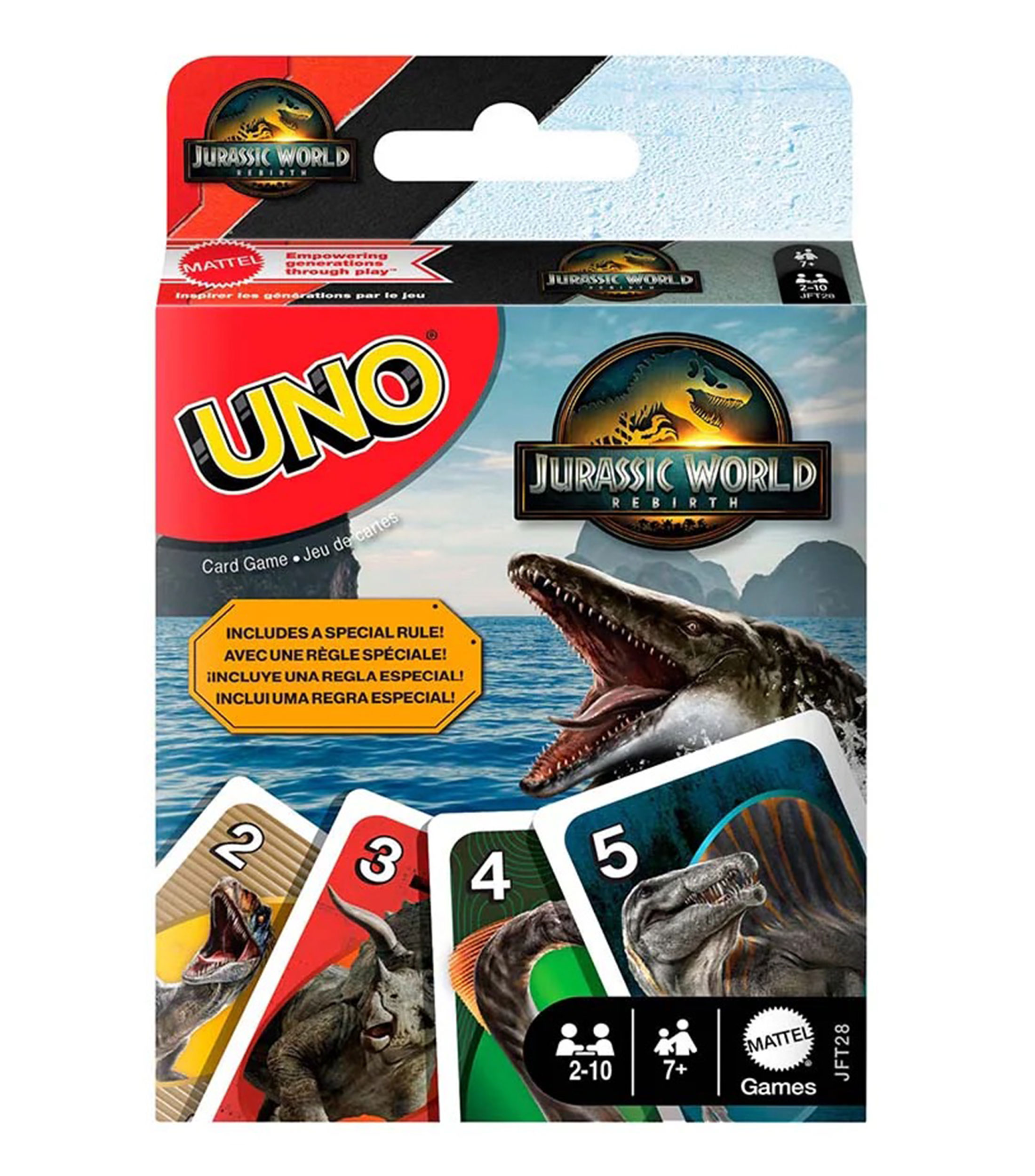 Juego de mesa, UNO Jurassic World: Rebirth