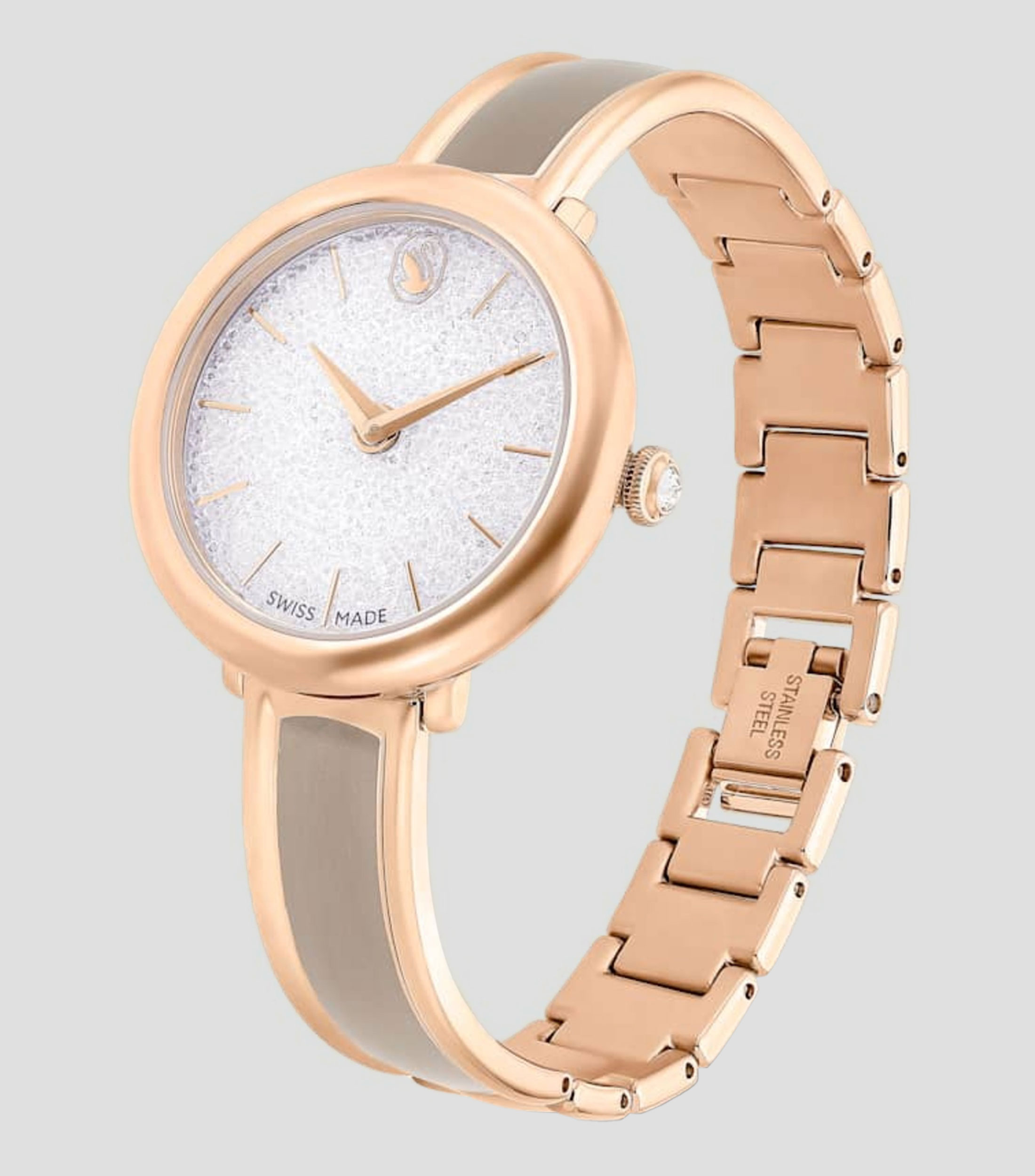 Reloj para mujer Crystalline Bangle Casual, Beige