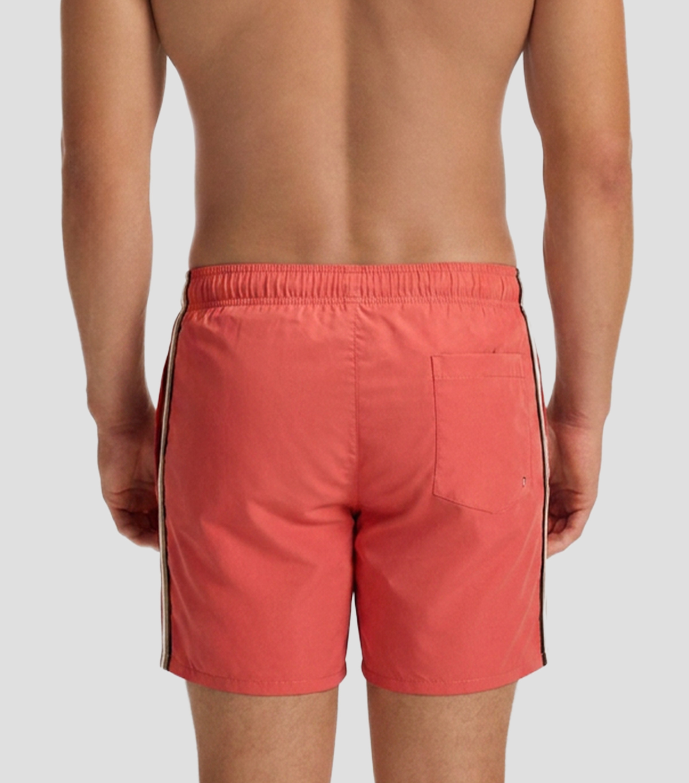 Traje de baño corto liso Hombre