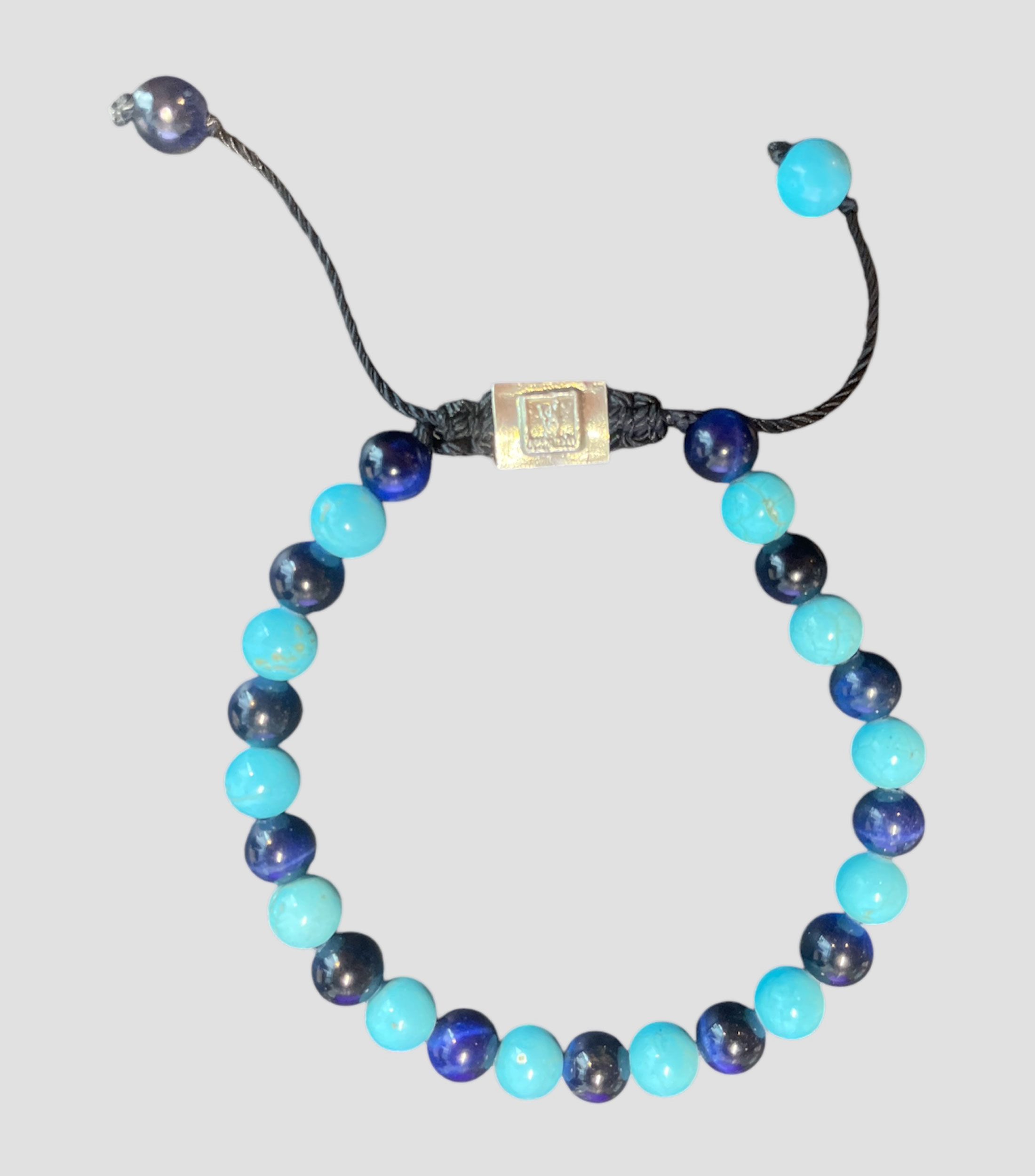 Pulsera con piedras combinadas Unisex