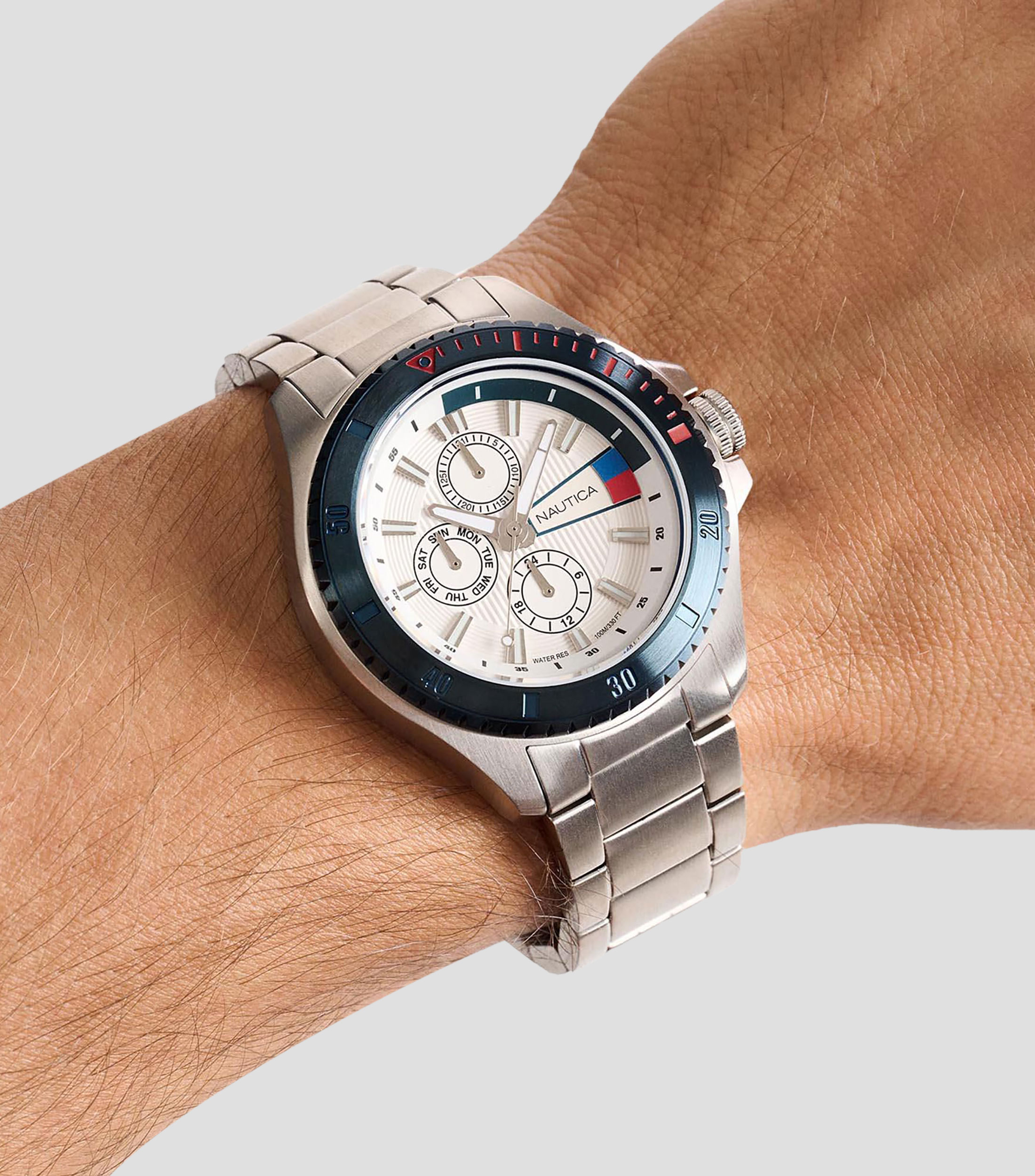Reloj para Hombre NCT Leeway Casual Blanco, Azul
