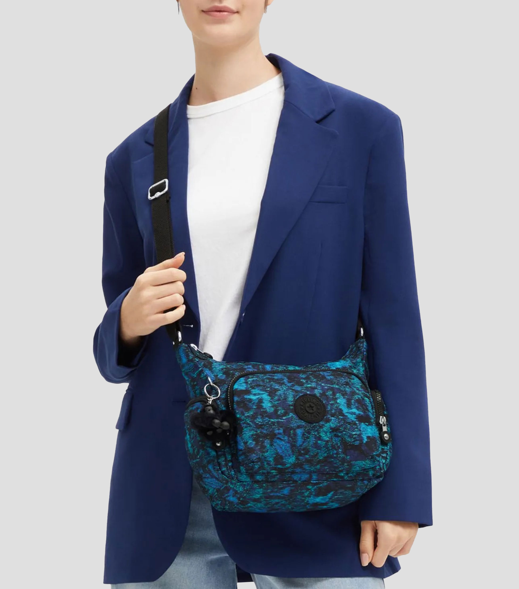 Bolsa crossbody Blending Blues marino Gabb estampada Niña