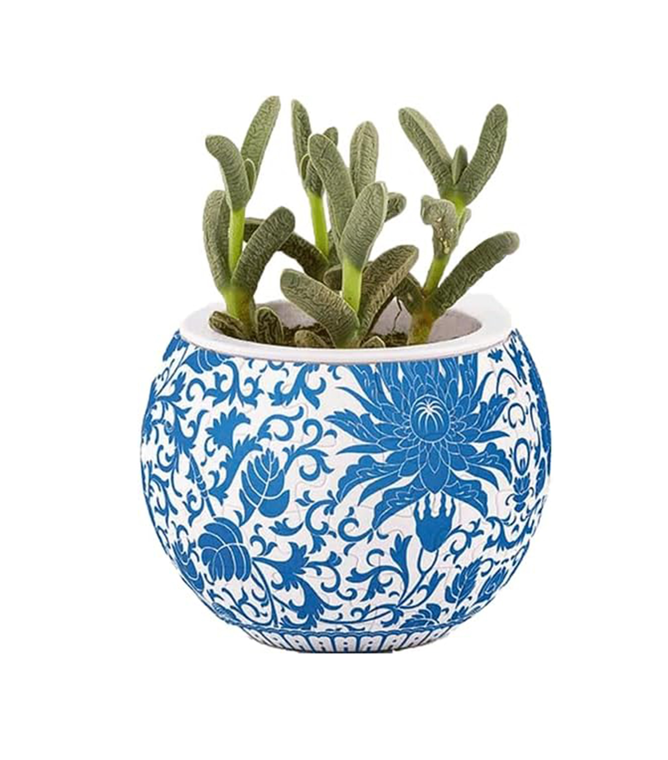 Maceta Rompecabezas 3D Flores Orientales