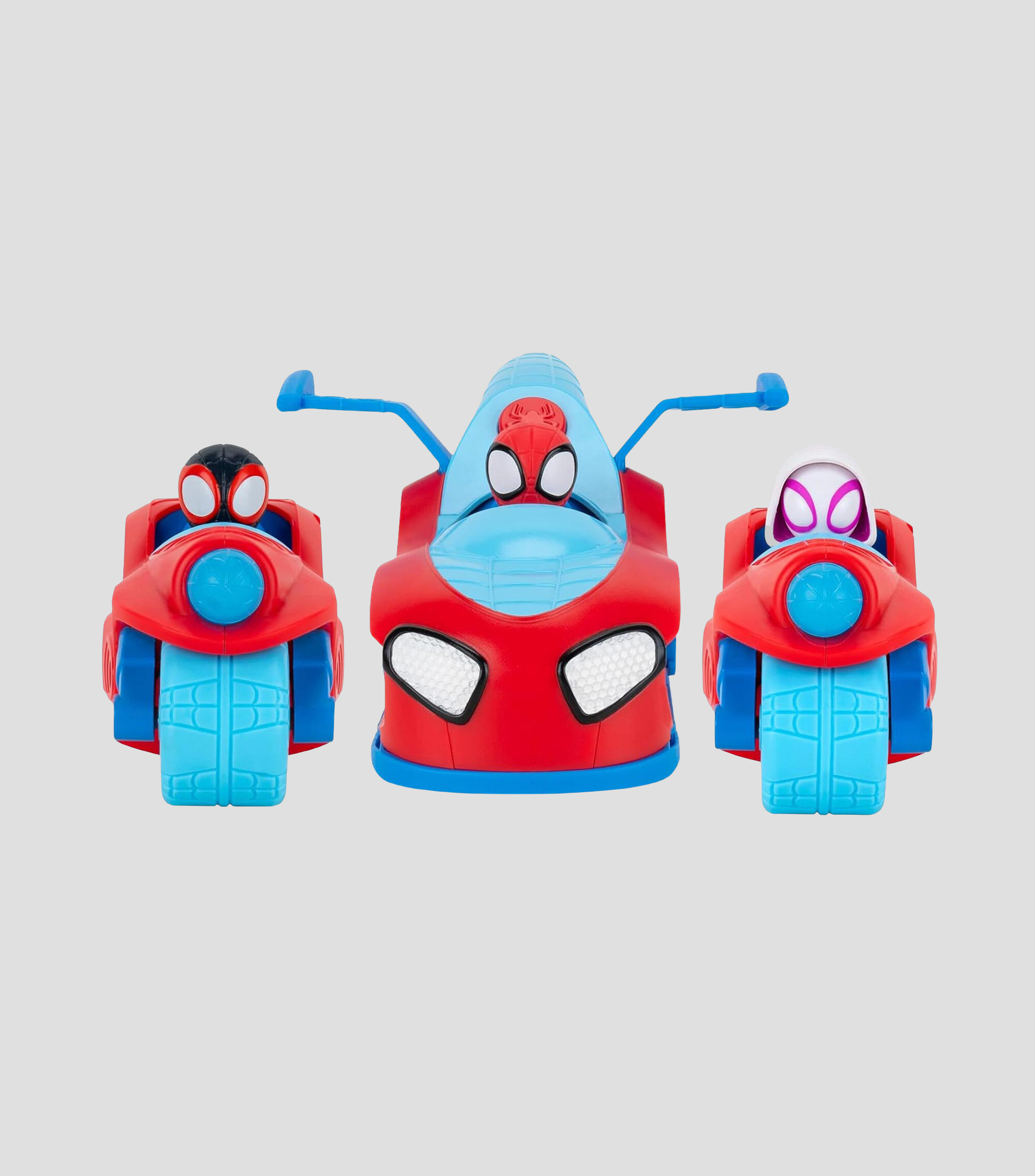Vehículo Tres en uno Spidey Team Split Racer