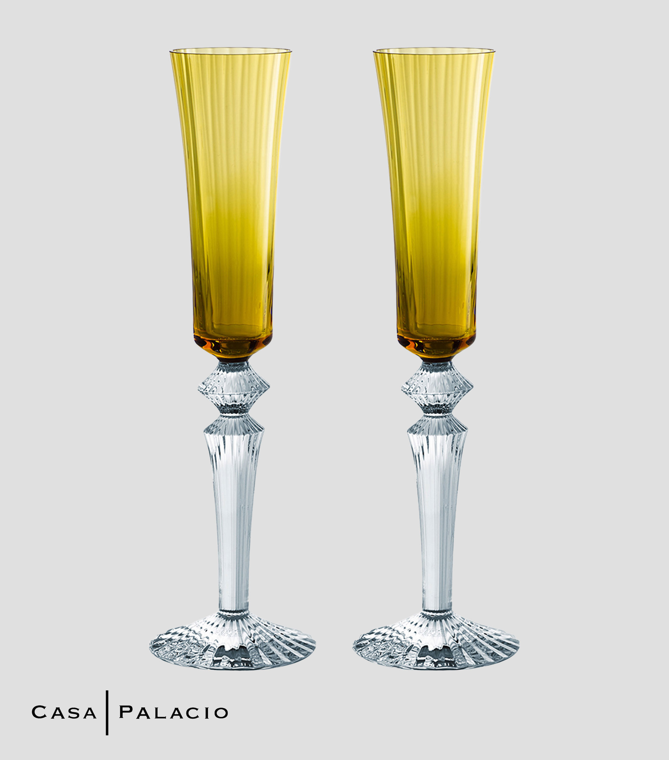 Set de 2 Copas Mille Nuits Ámbar