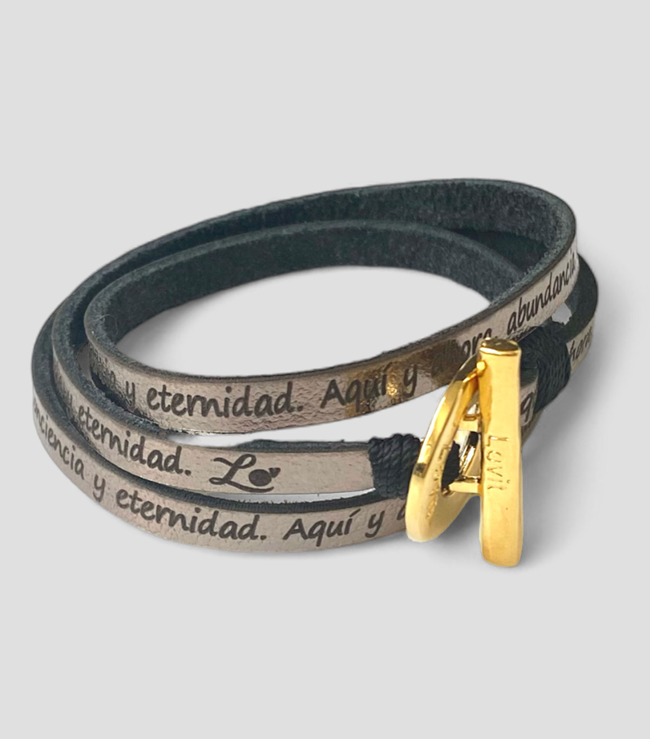 Pulsera con frase Mujer