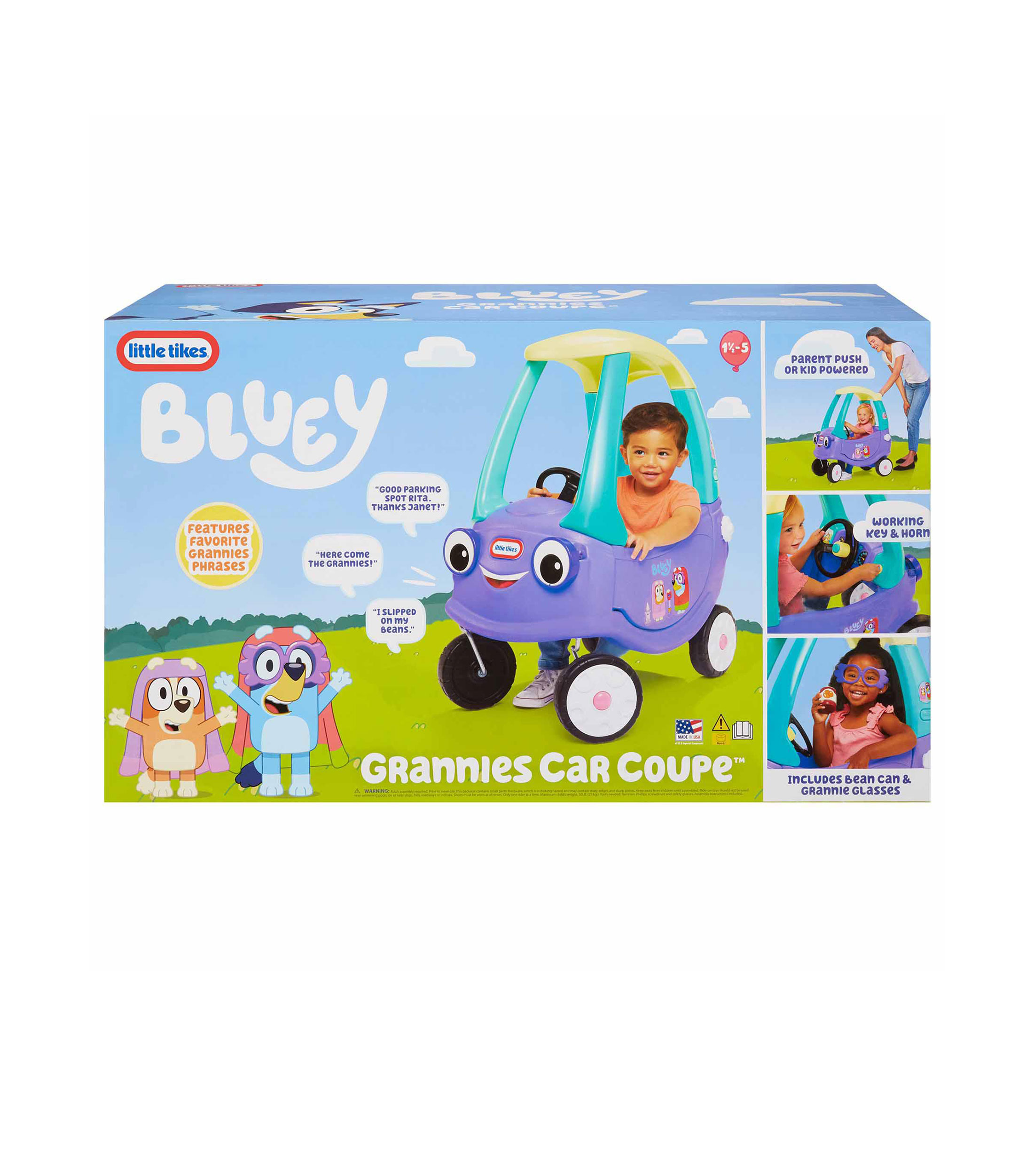 Coche montable Bluey Granny Coupe