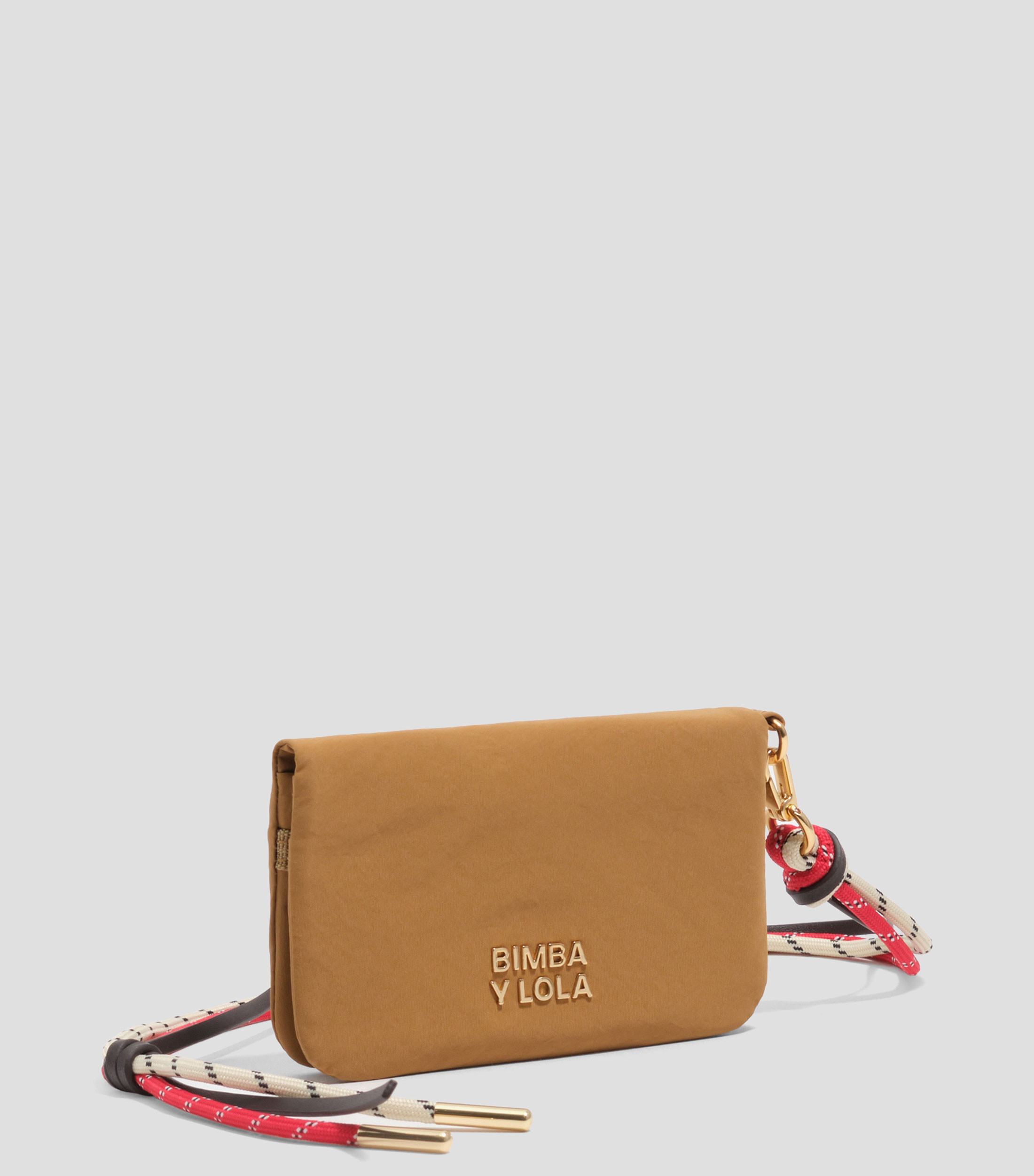 Cartera con solapa lisa Mujer