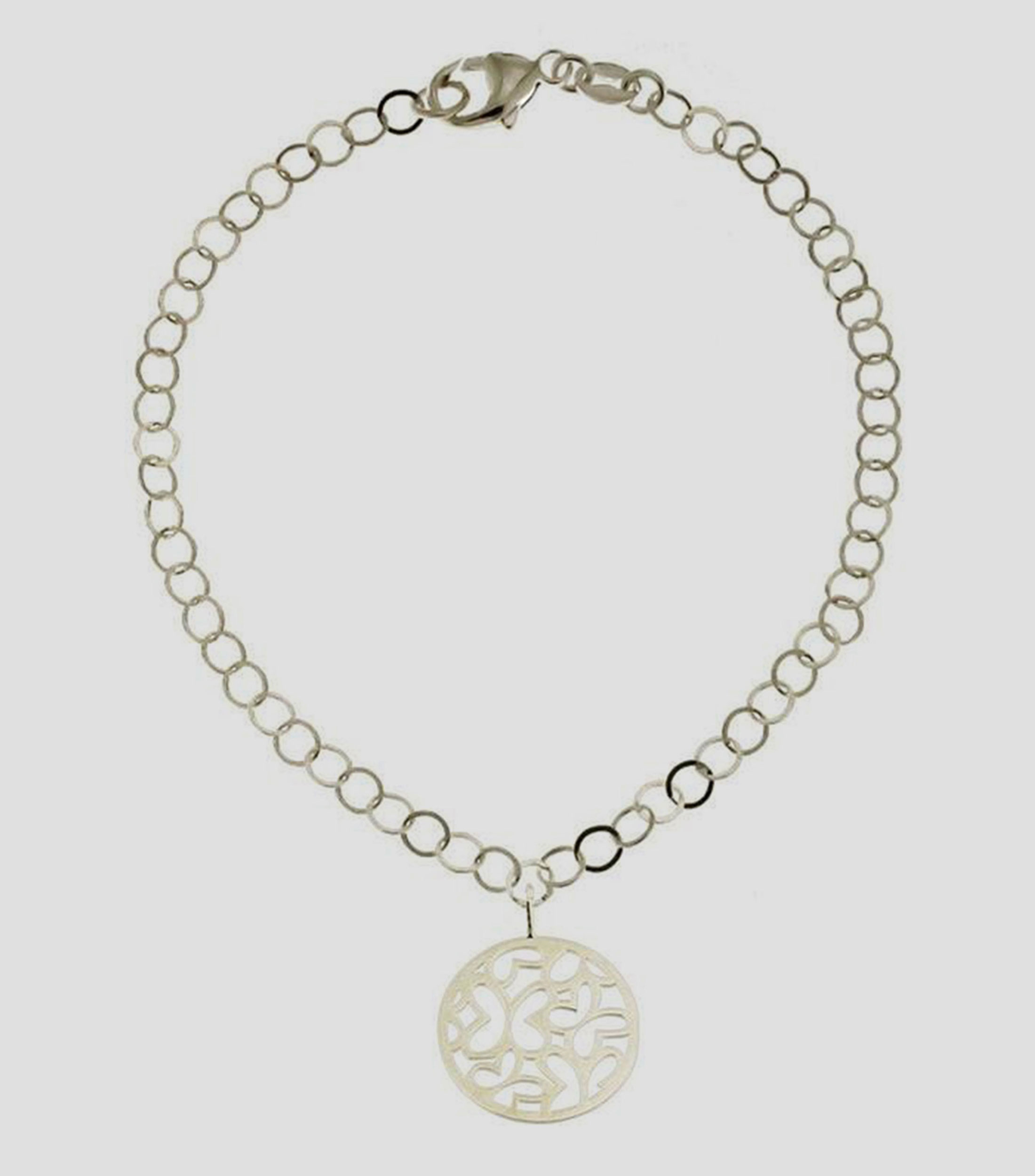 Pulsera en plata mariposa Mujer