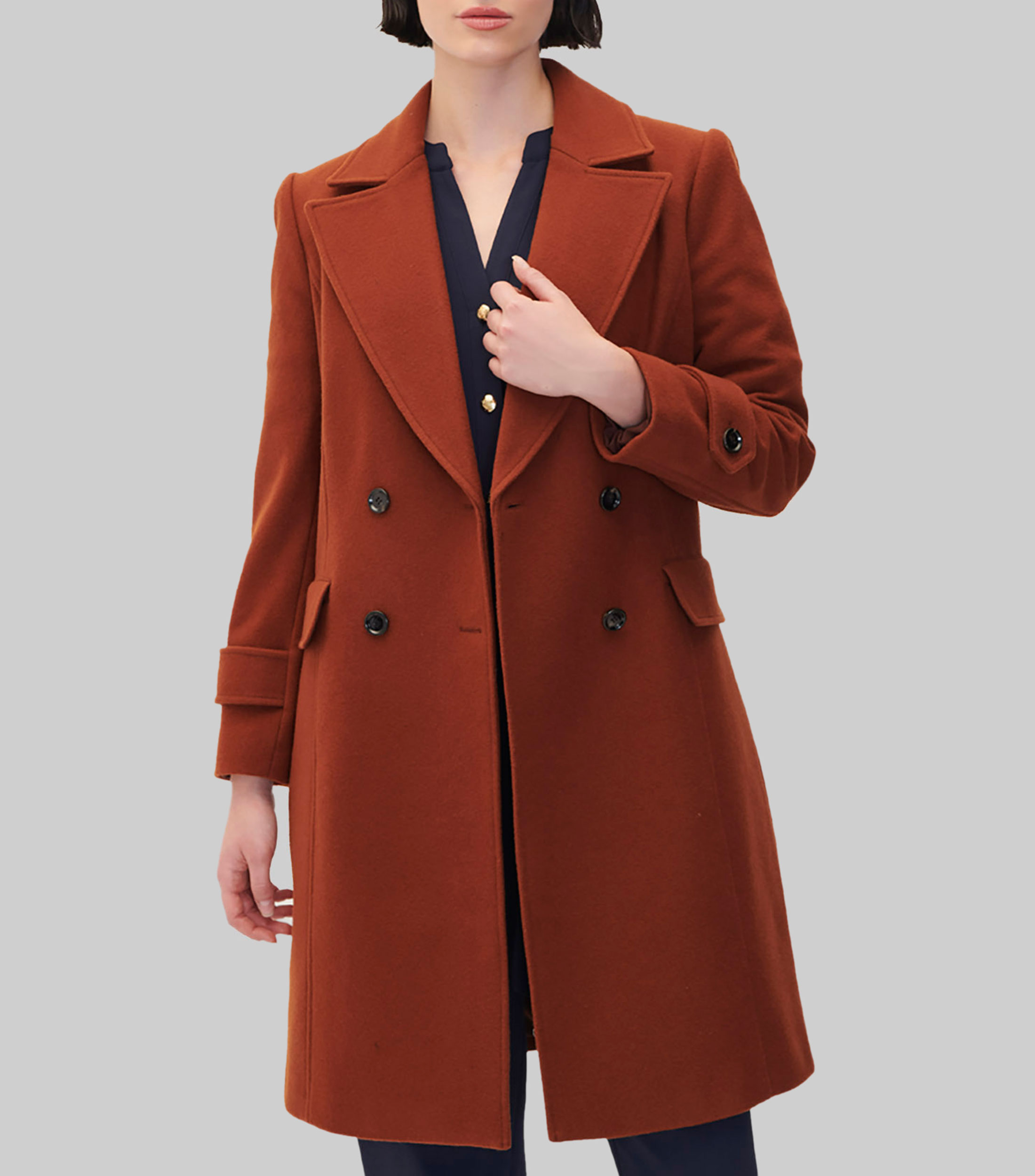 Julio Abrigo Largo Cruzado Mujer El Palacio de Hierro