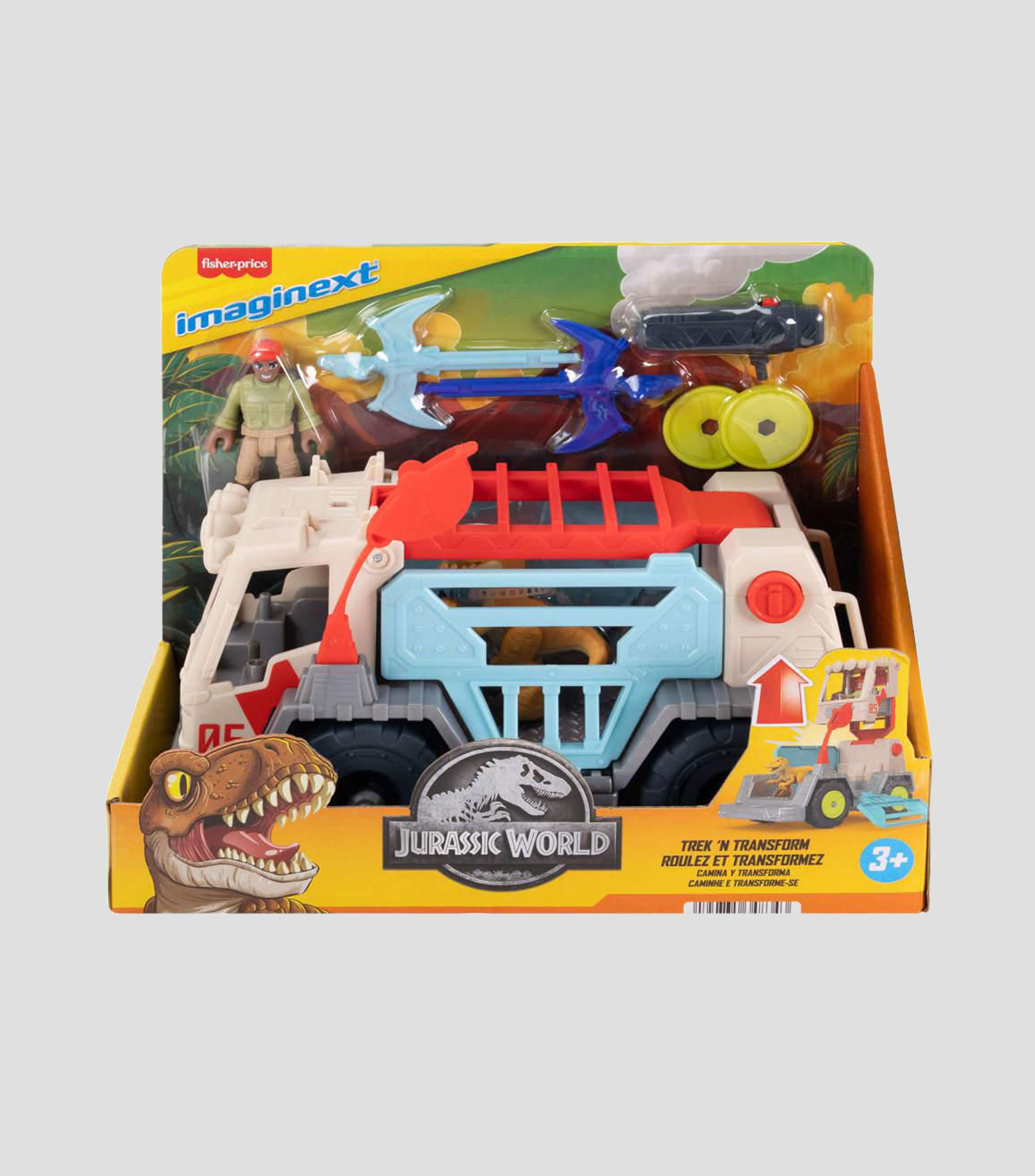 Playset Vehículo de rescate del raptor