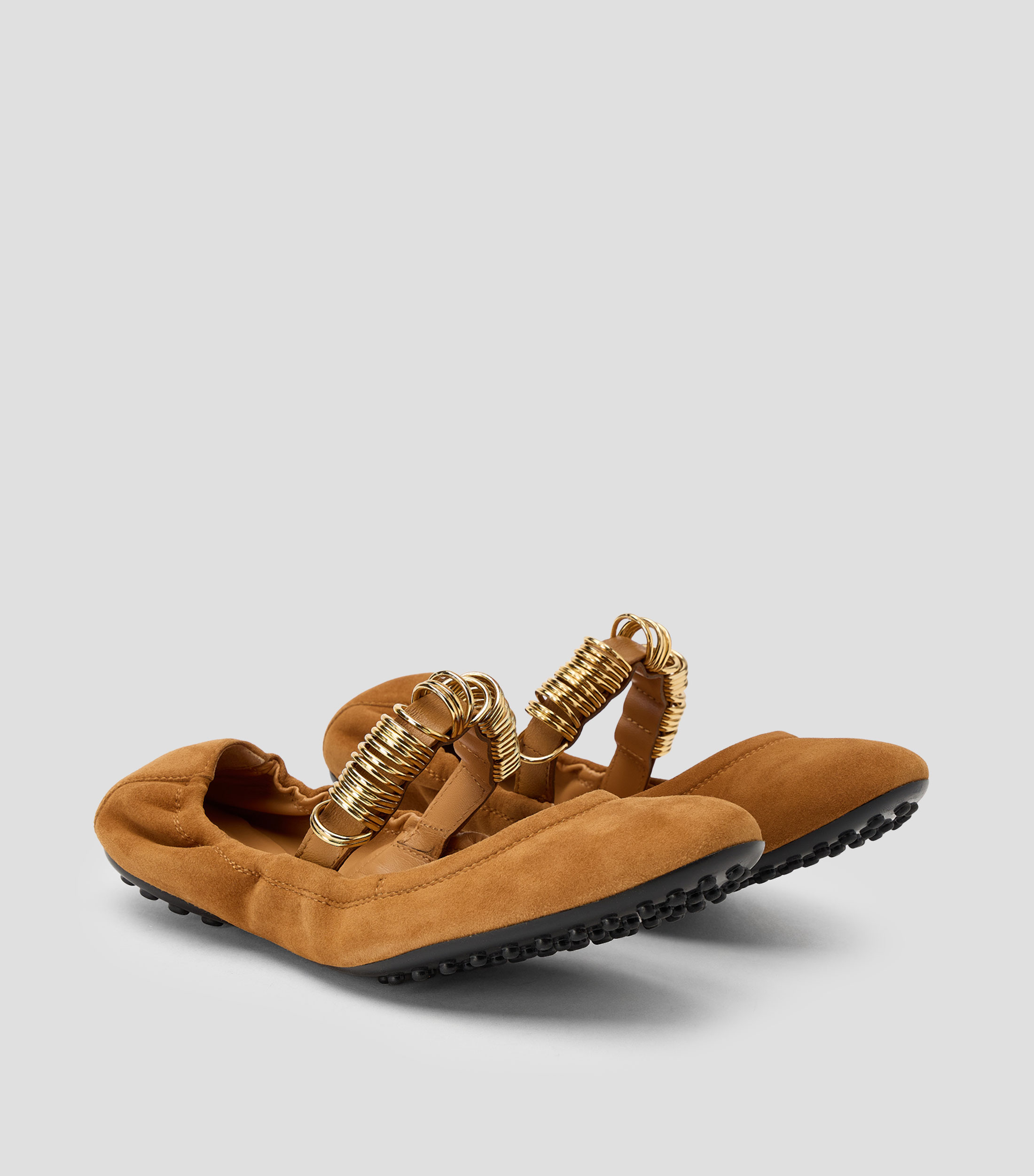 Flats Dee Fascia Anelli en piel con anillas Mujer