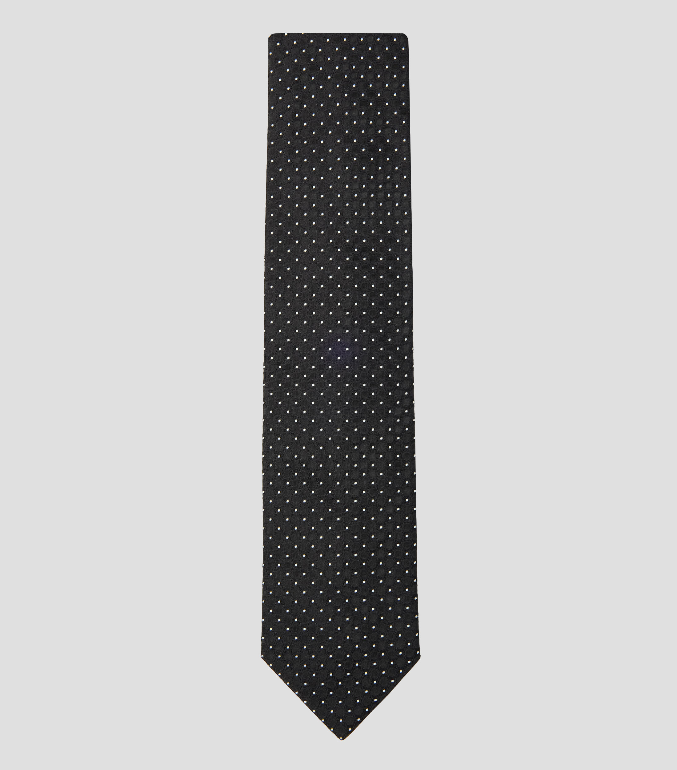Corbata ancha de seda estampada