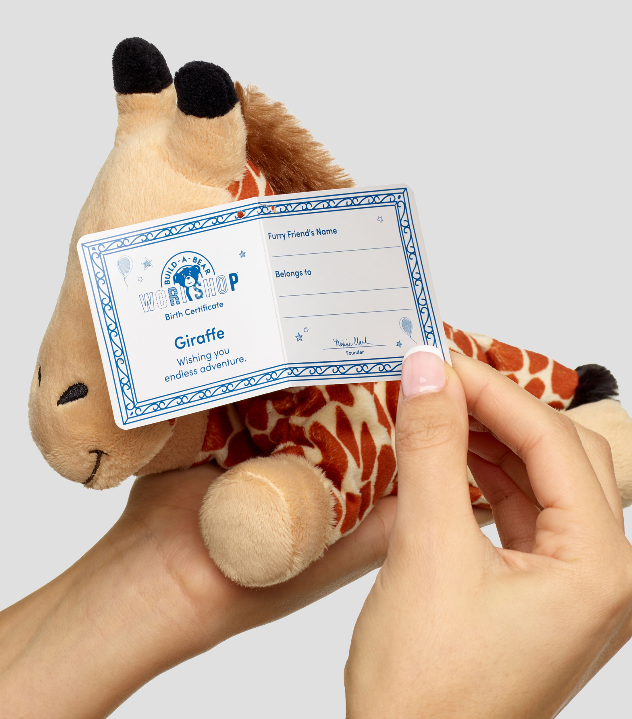 Peluche Mini Beans Jirafa