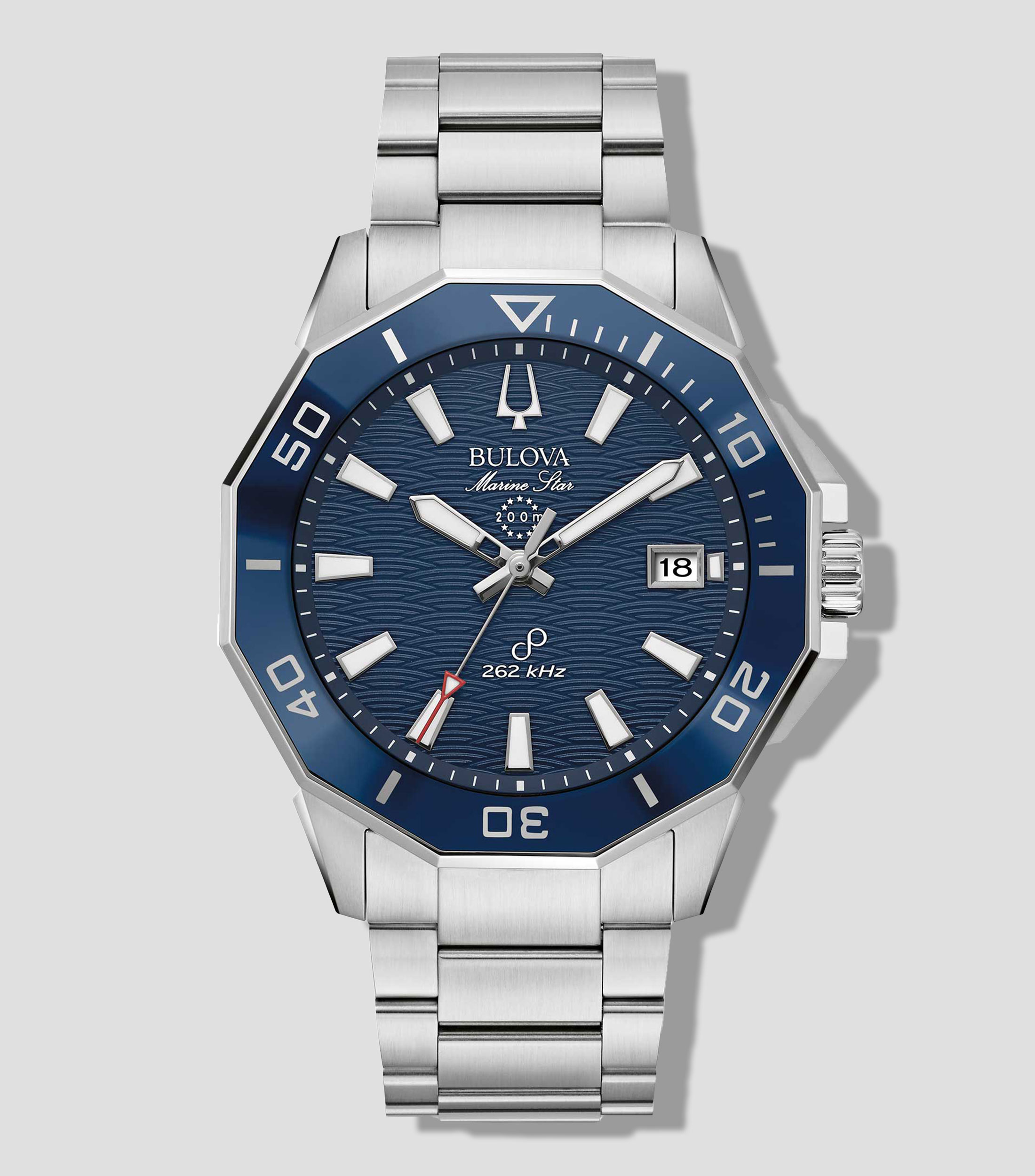 Reloj para Hombre casual Marine Star Serie C plateado, azul